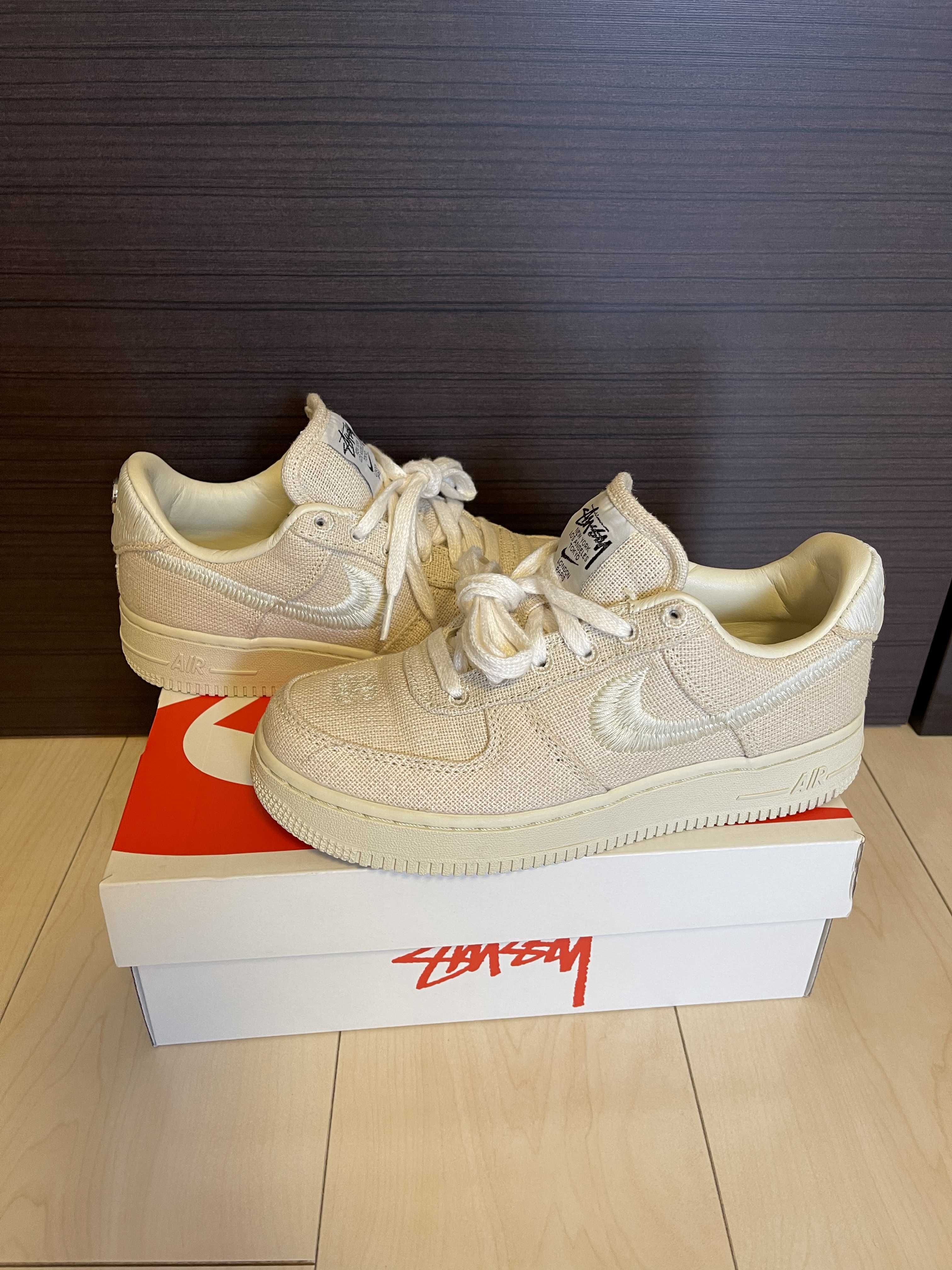 Stussy × Nike Air Force 1 Low "Fossil Stone"
