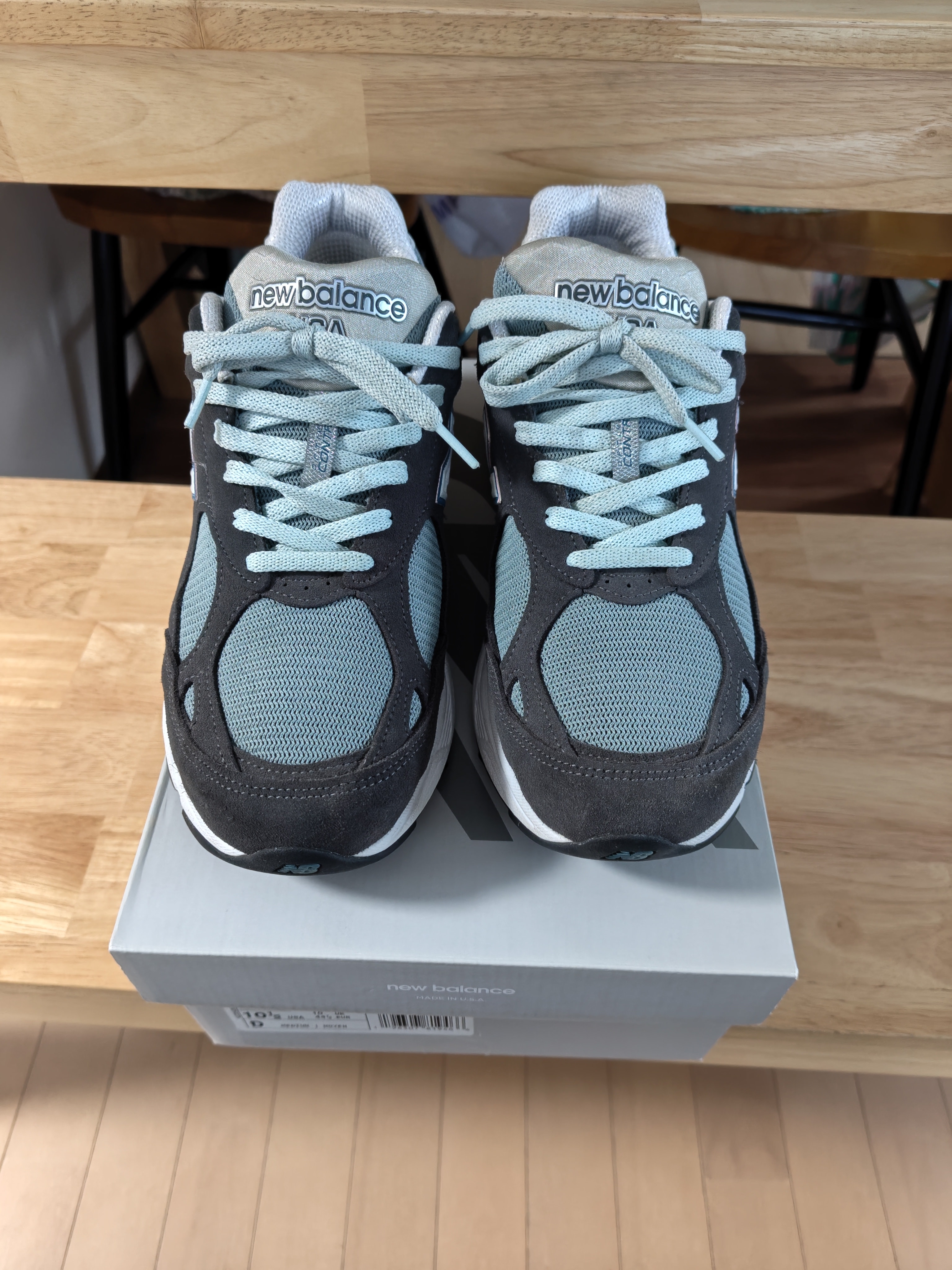 キス × ニューバランス 990V3 "スティール ブルー"