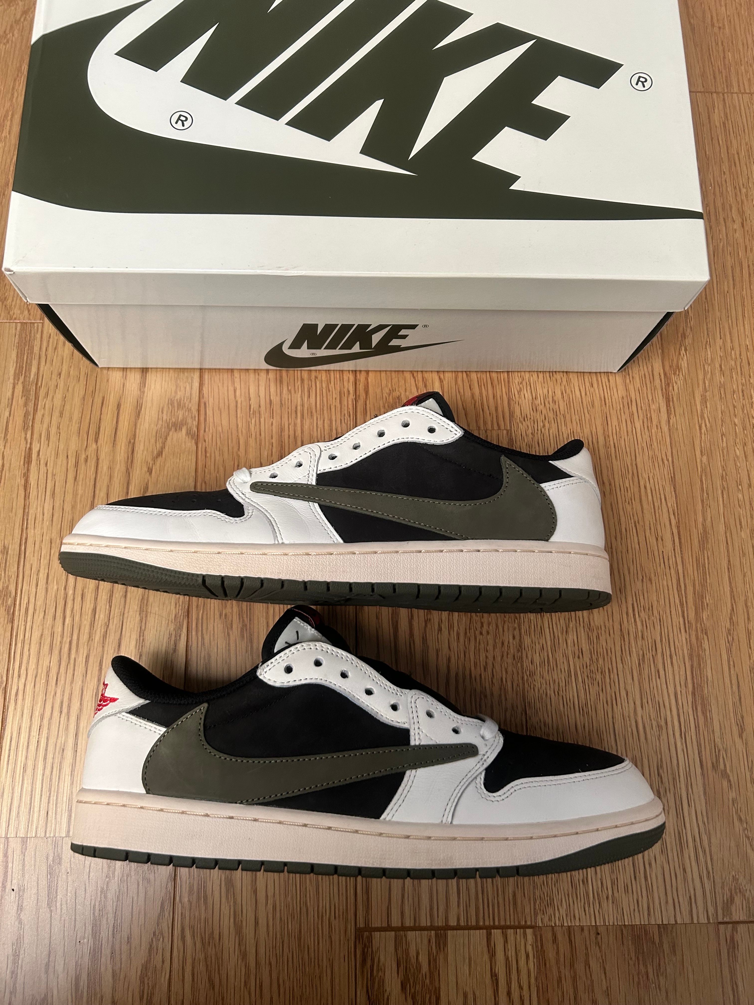 Travis Scott × Nike Women's Air Jordan 1 Low OG "Medium Olive"