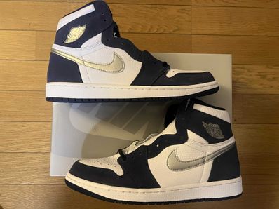 Nike Air Jordan 1 High OG CO.JP "White/Midnight Navy" (2020)(ブリーフケースなし)