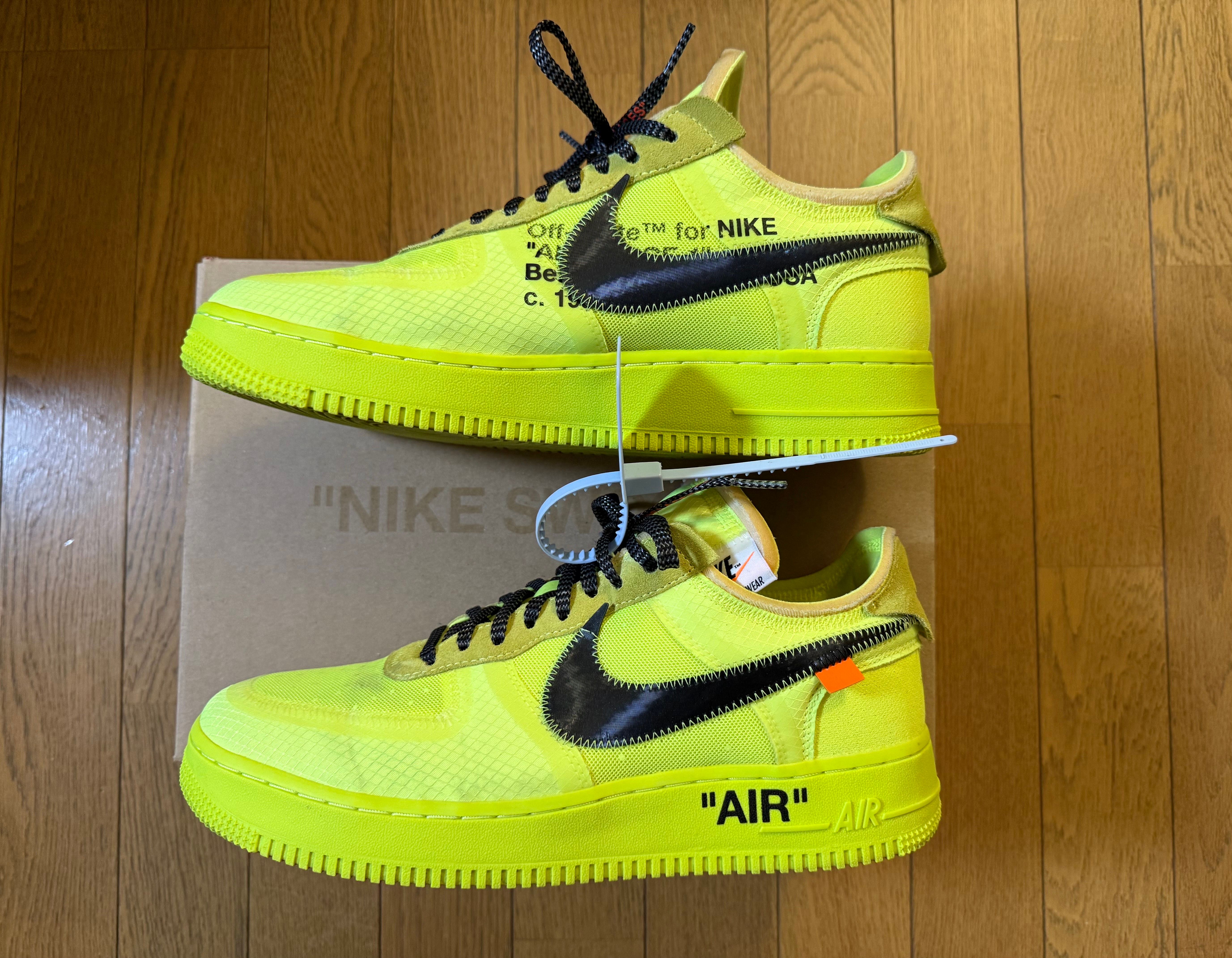 Off-White × Nike Air Force 1 Low "Volt"