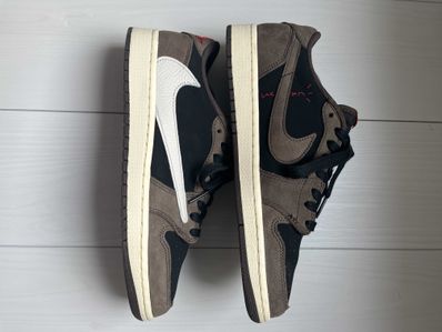 Travis Scott × Nike Air Jordan 1 Low OG SP-T "Black/Dark Mocha"