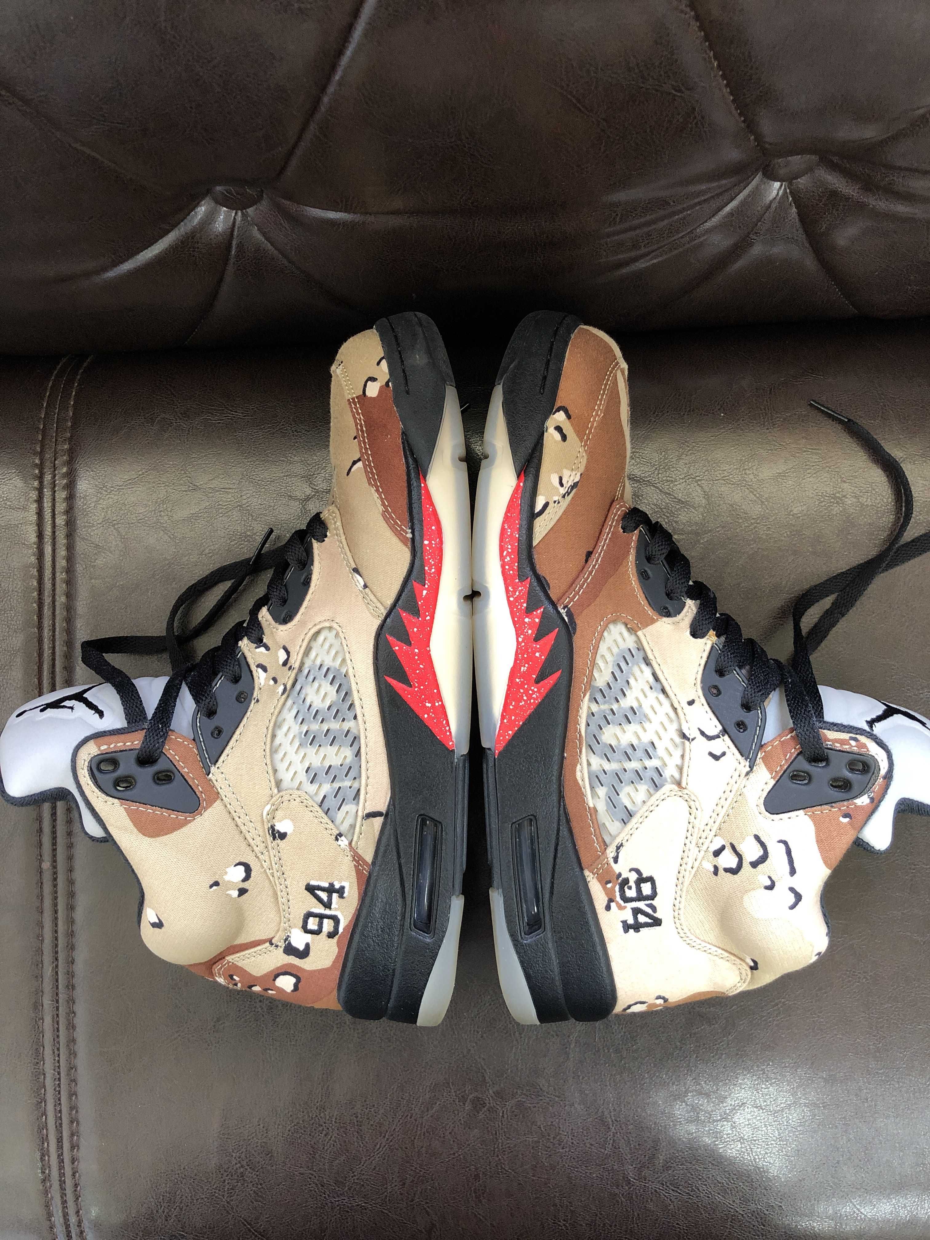 Supreme × Nike Air Jordan 5 Retro "Desert Camo"