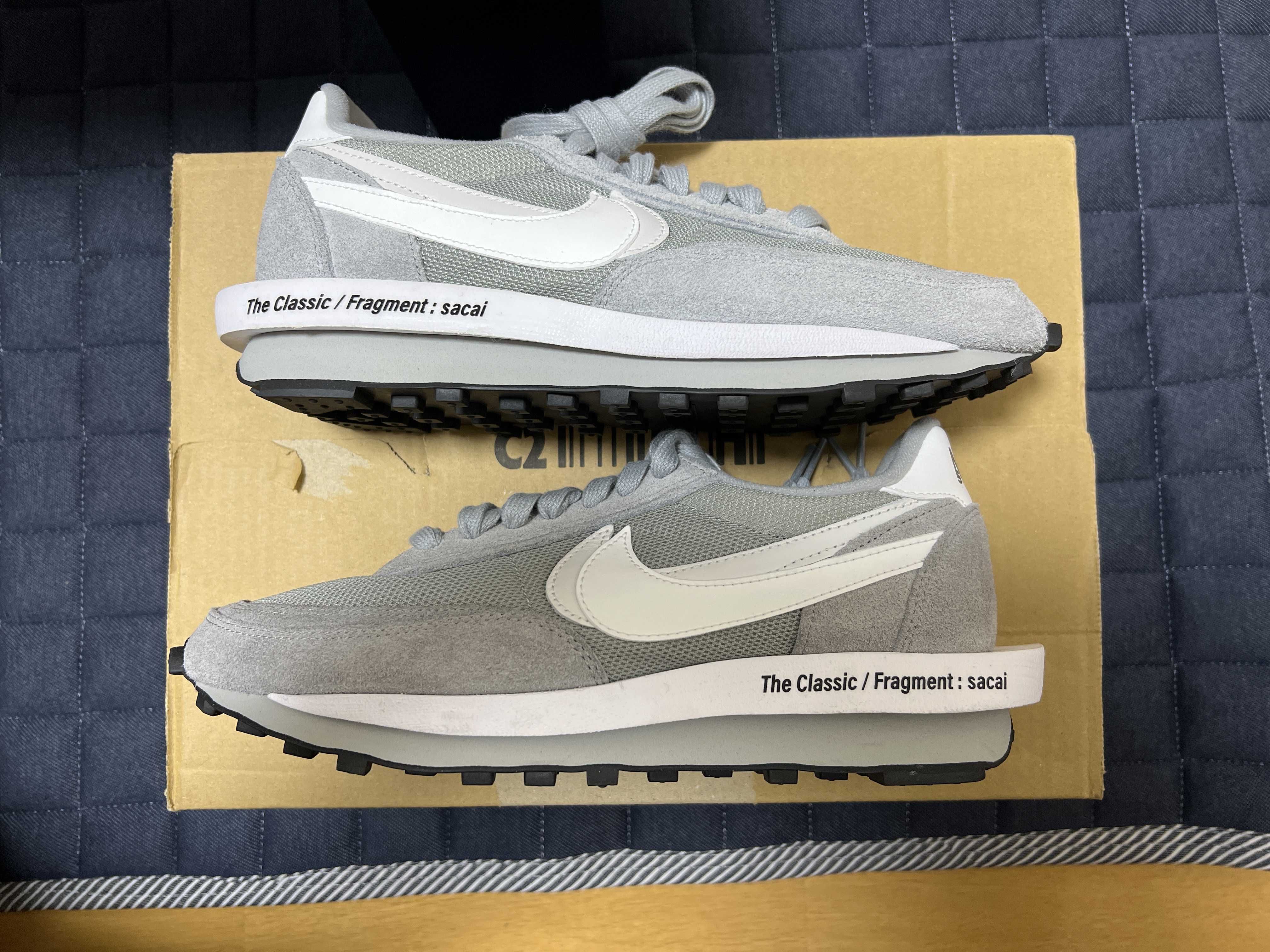 Fragment × sacai × Nike LD Waffle "Light Smoke Grey"