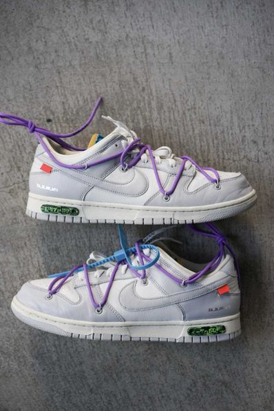 Off-White × Nike Dunk Low "Sail/Neutral Gray"
