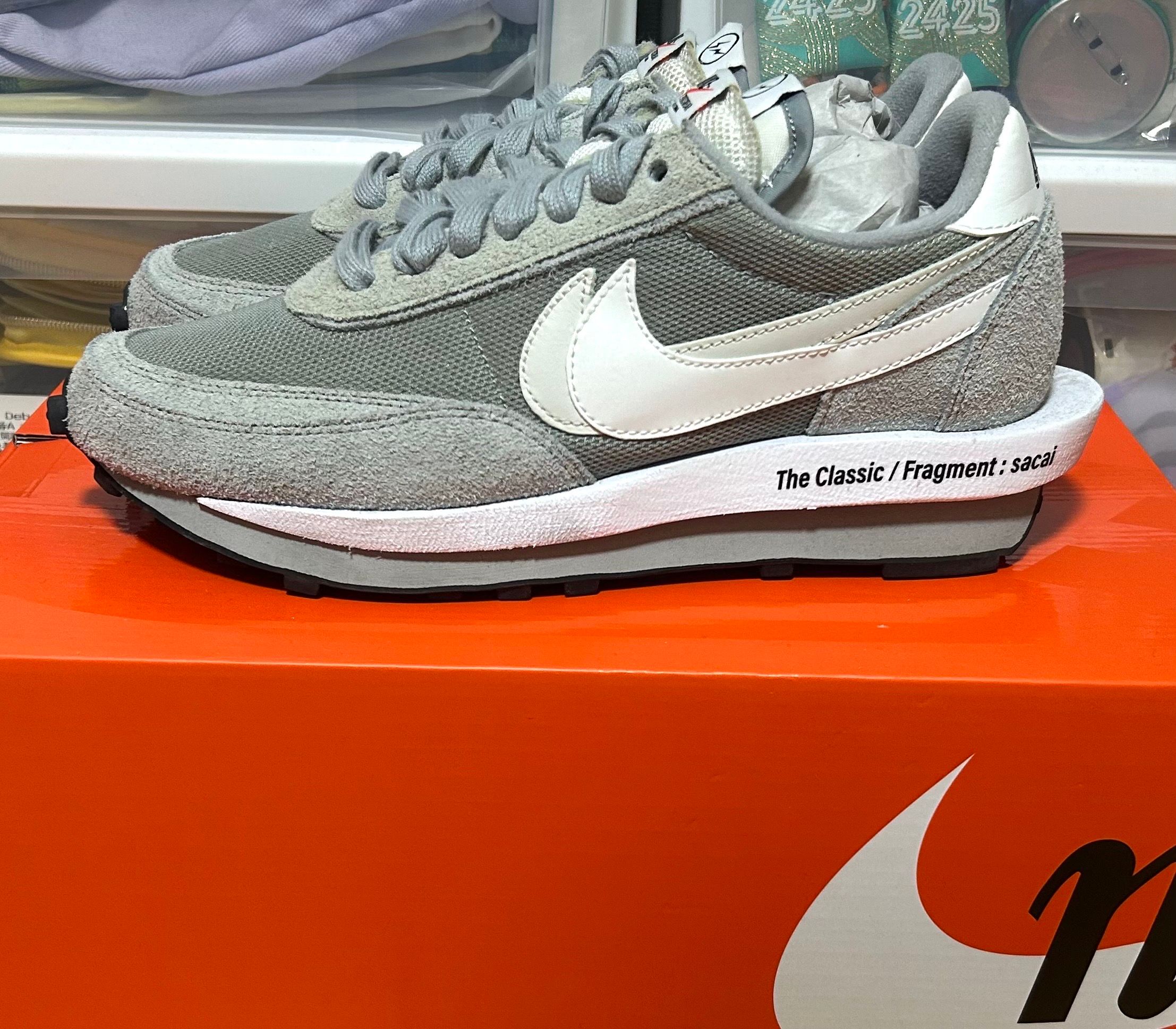 Fragment × sacai × Nike LD Waffle "Light Smoke Grey"