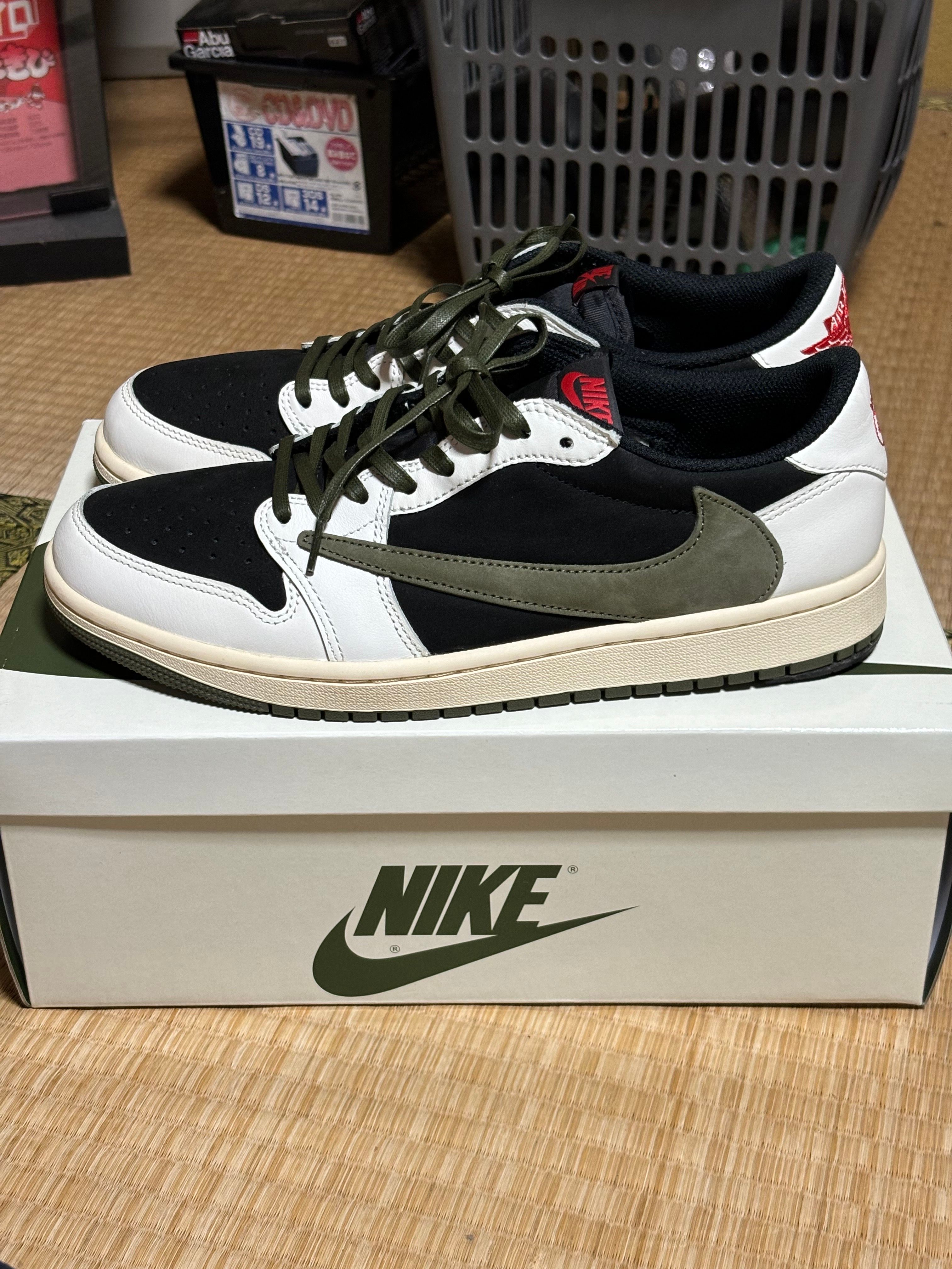 Travis Scott × Nike Women's Air Jordan 1 Low OG "Medium Olive"