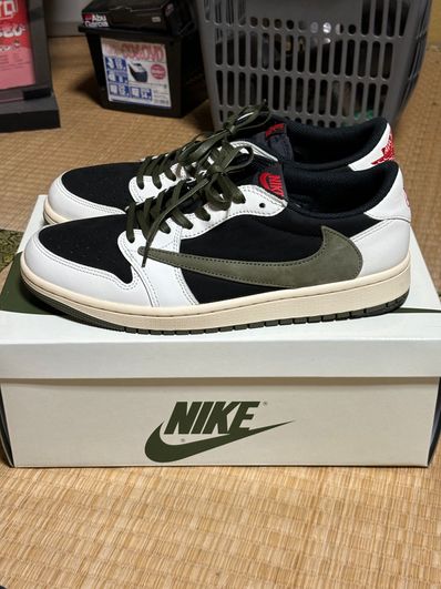 Travis Scott × Nike Women's Air Jordan 1 Low OG "Medium Olive"