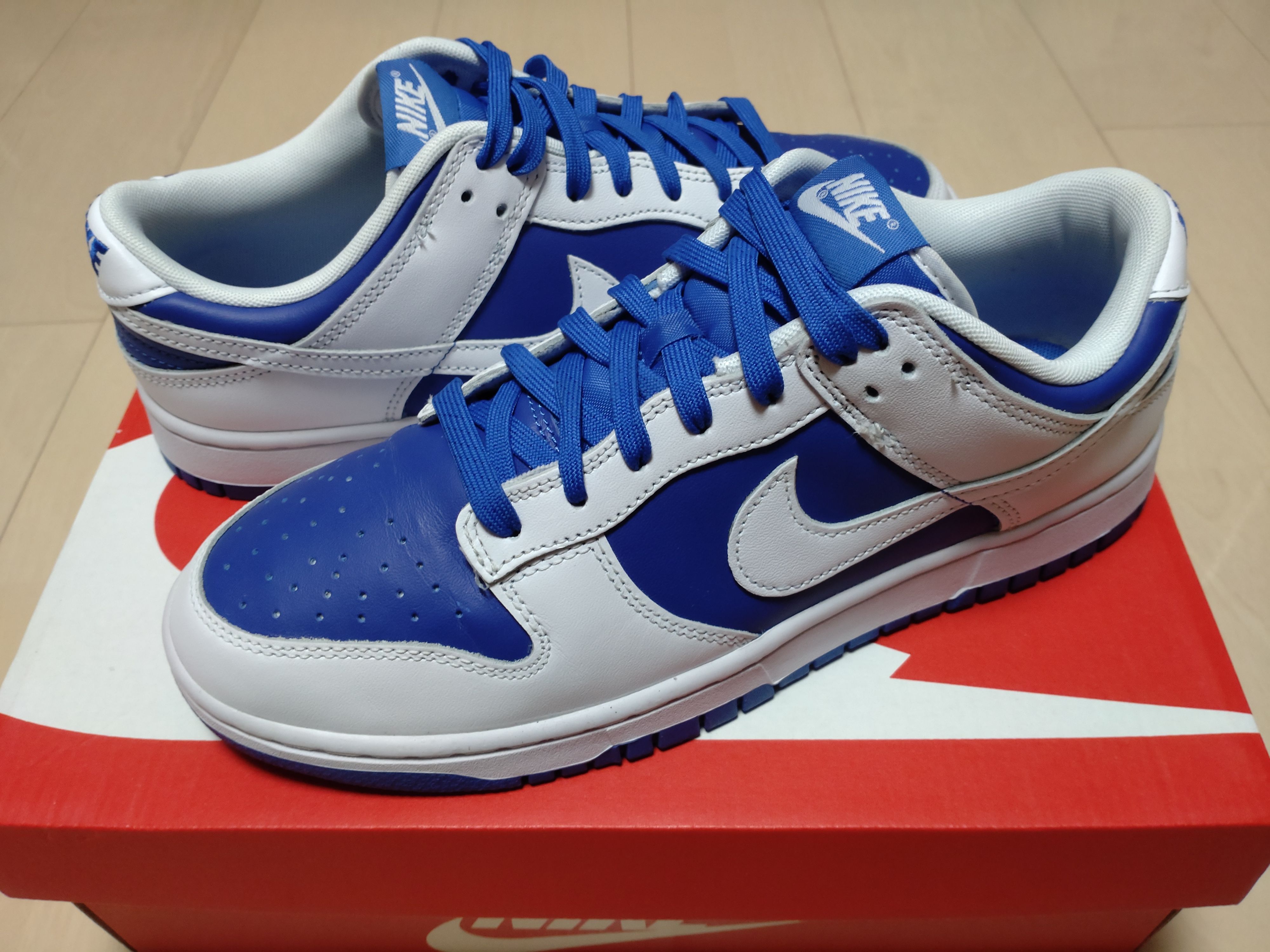 Nike Dunk Low Retro "Racer Blue and White"