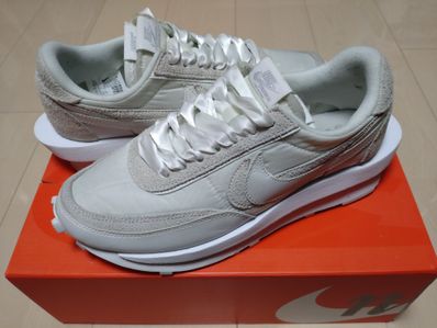 sacai × Nike LDV Waffle "Triple White"