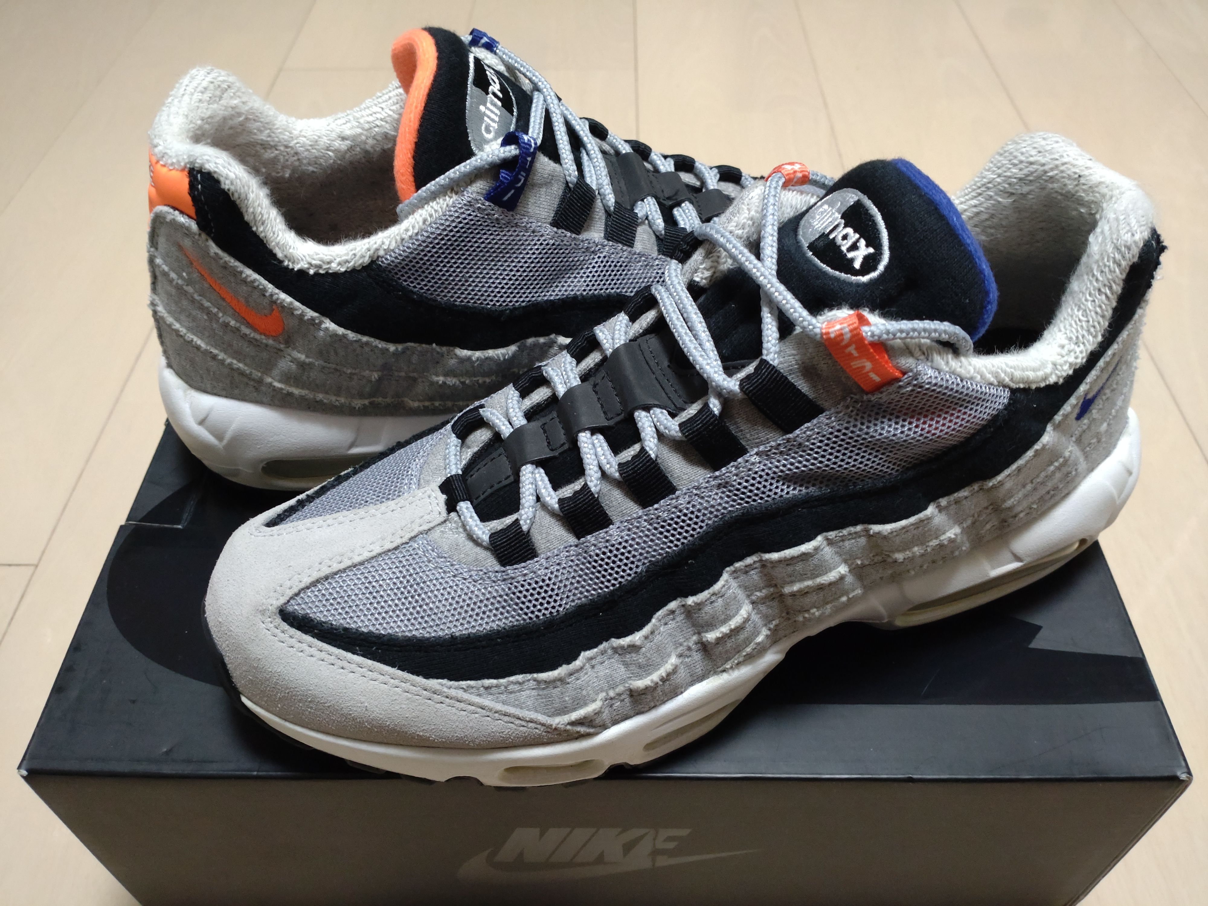 Loopwheeler × Nike Air Max 95 "Wolf Grey"