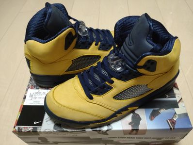 NIKE AIR JORDAN 5 "MICHIGAN"