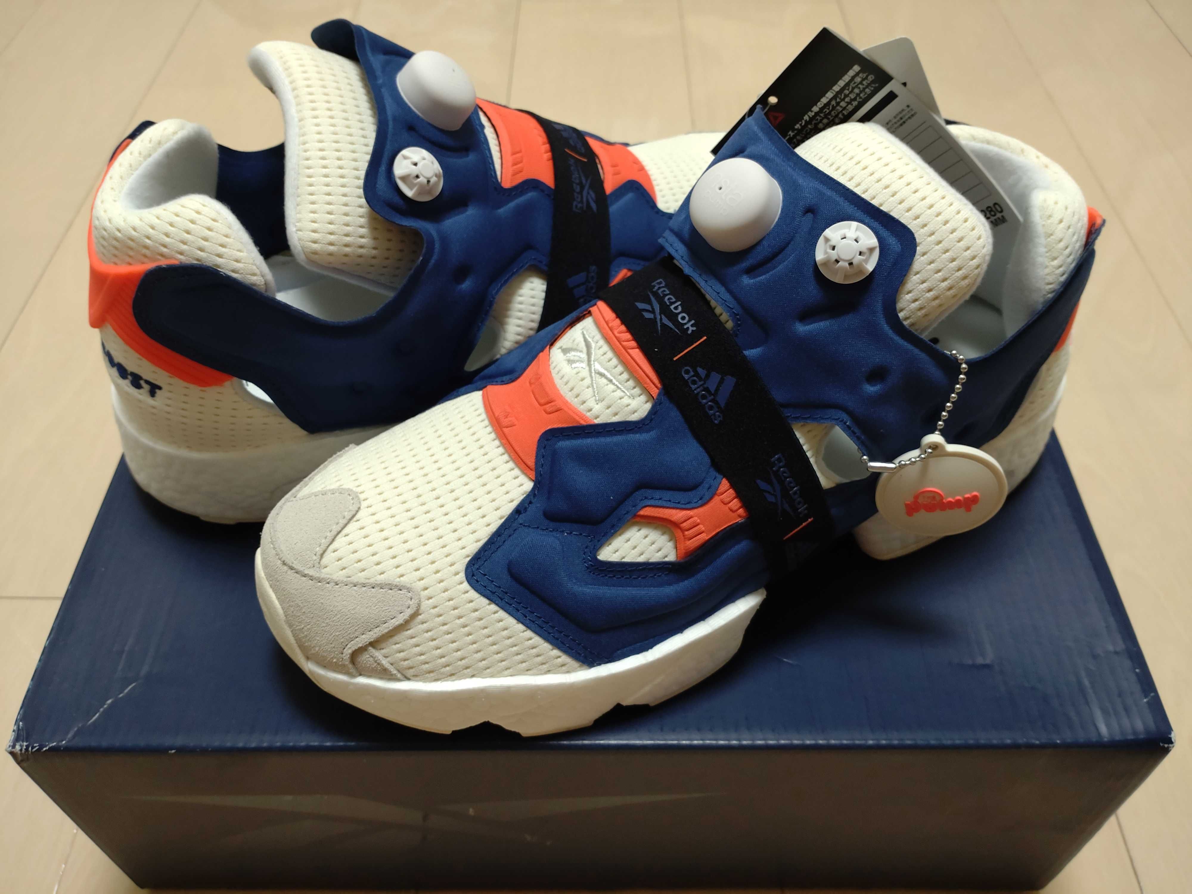 ADIAS×REEBOK CLASSIC INSTAPUMP FURY BOOST WHITE/BLUE