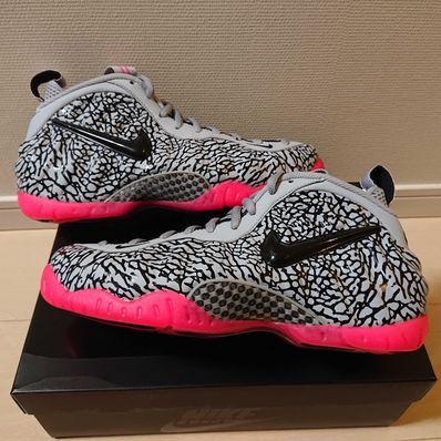 Nike Air Foamposite One "Sail/Black/Habanero Red"