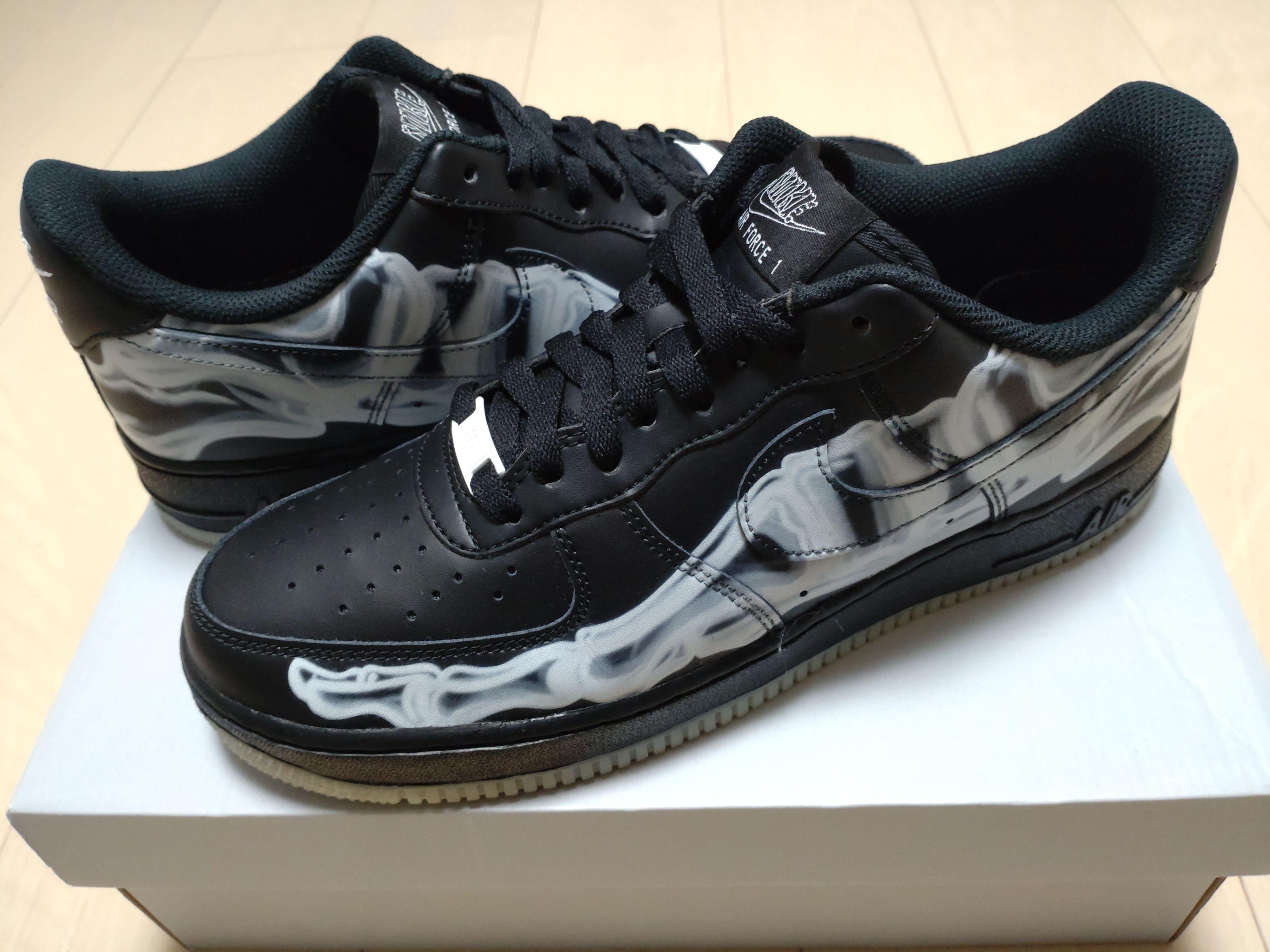 Nike Air Force 1 Low "Black Skeleton"