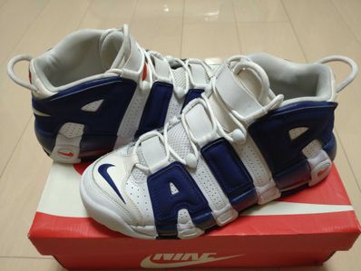NIKE AIR MORE UPTEMPO 96 "WHITE/DEEP ROYAL BLUE"