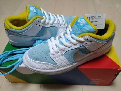 FTC × Nike SB Dunk Low "White/Blue"