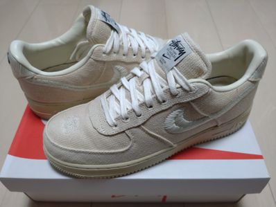 Stussy × Nike Air Force 1 Low "Fossil Stone"