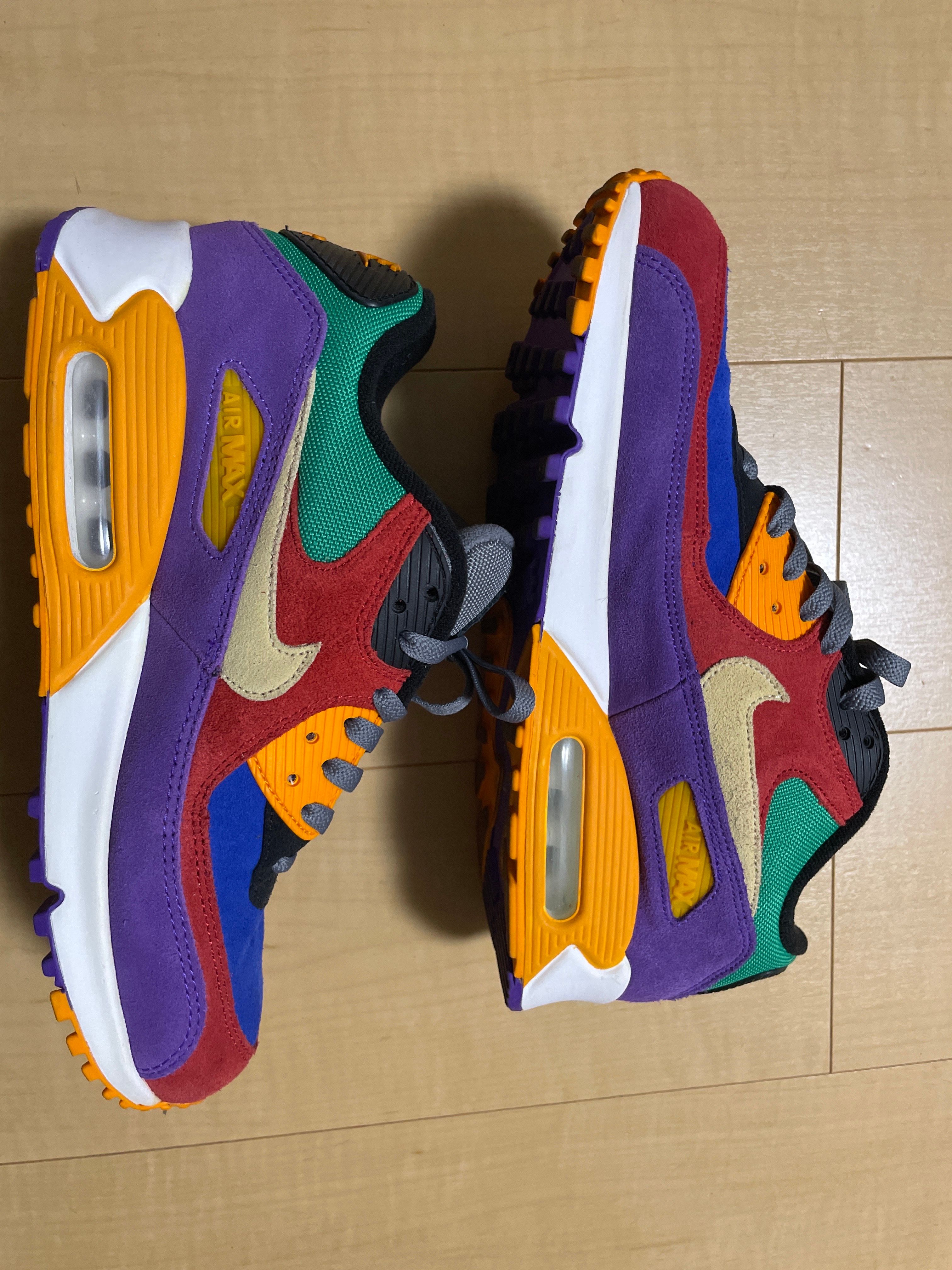NIKE AIR MAX 90 "VIOTECH UNIVERSITYRED/PALE VANILLA/HYPER GRAPE"