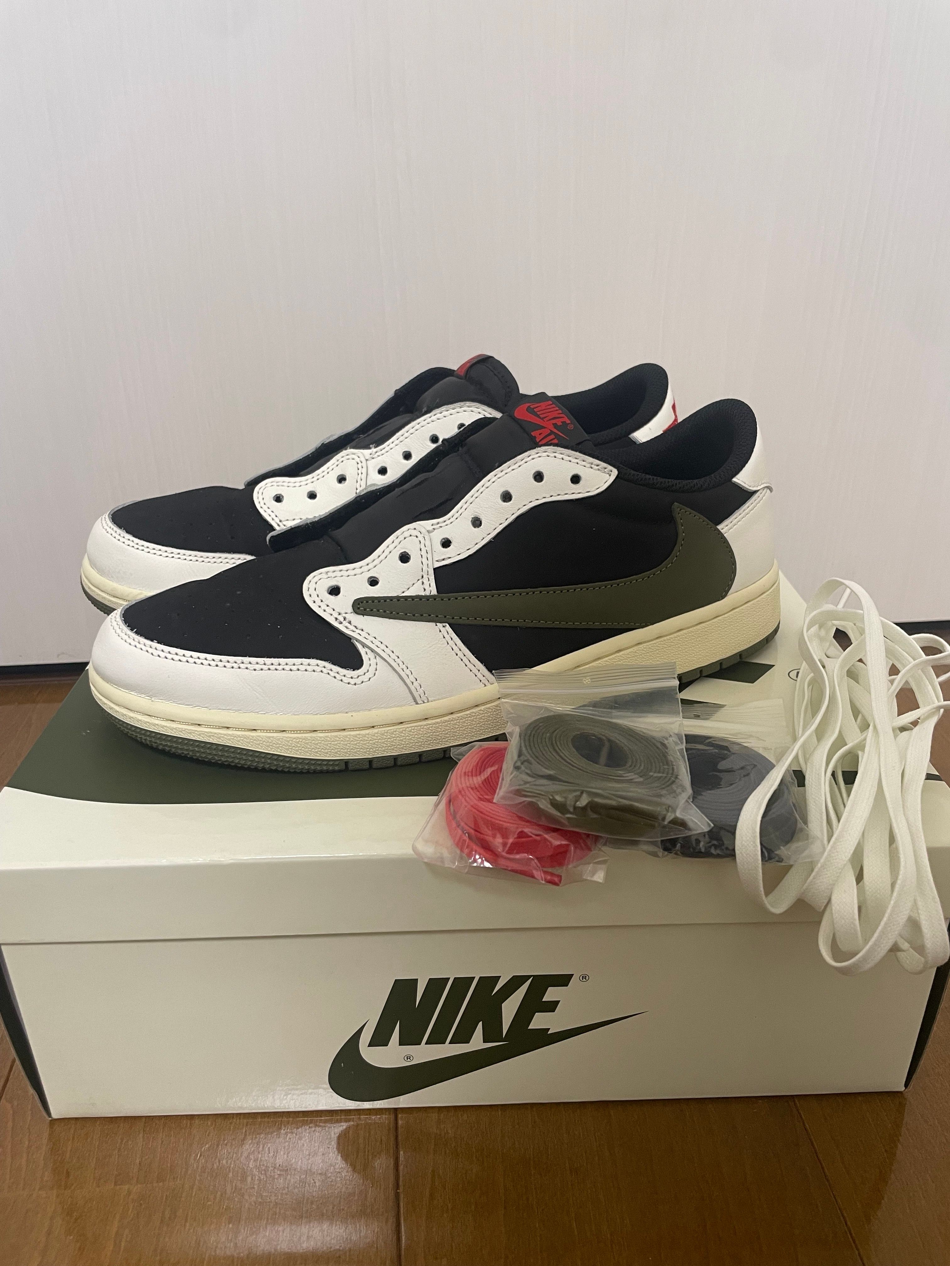 Travis Scott × Nike Women's Air Jordan 1 Low OG "Medium Olive"