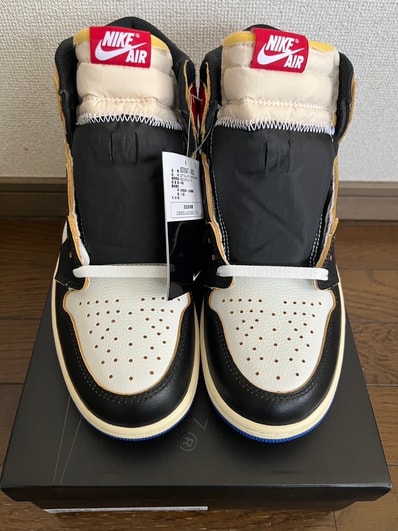 fragment design × UNION × Nike Air Jordan 1 High OG "Black/Varsity Red"