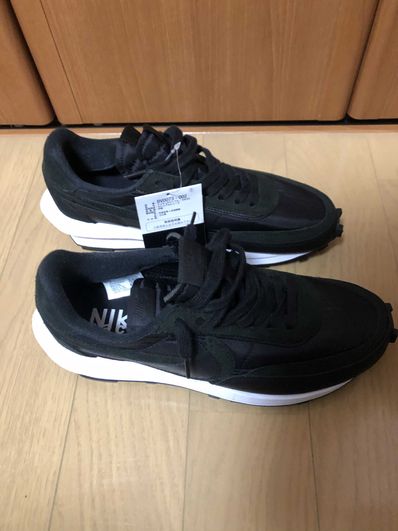 sacai × Nike LDV Waffle "Triple Black"