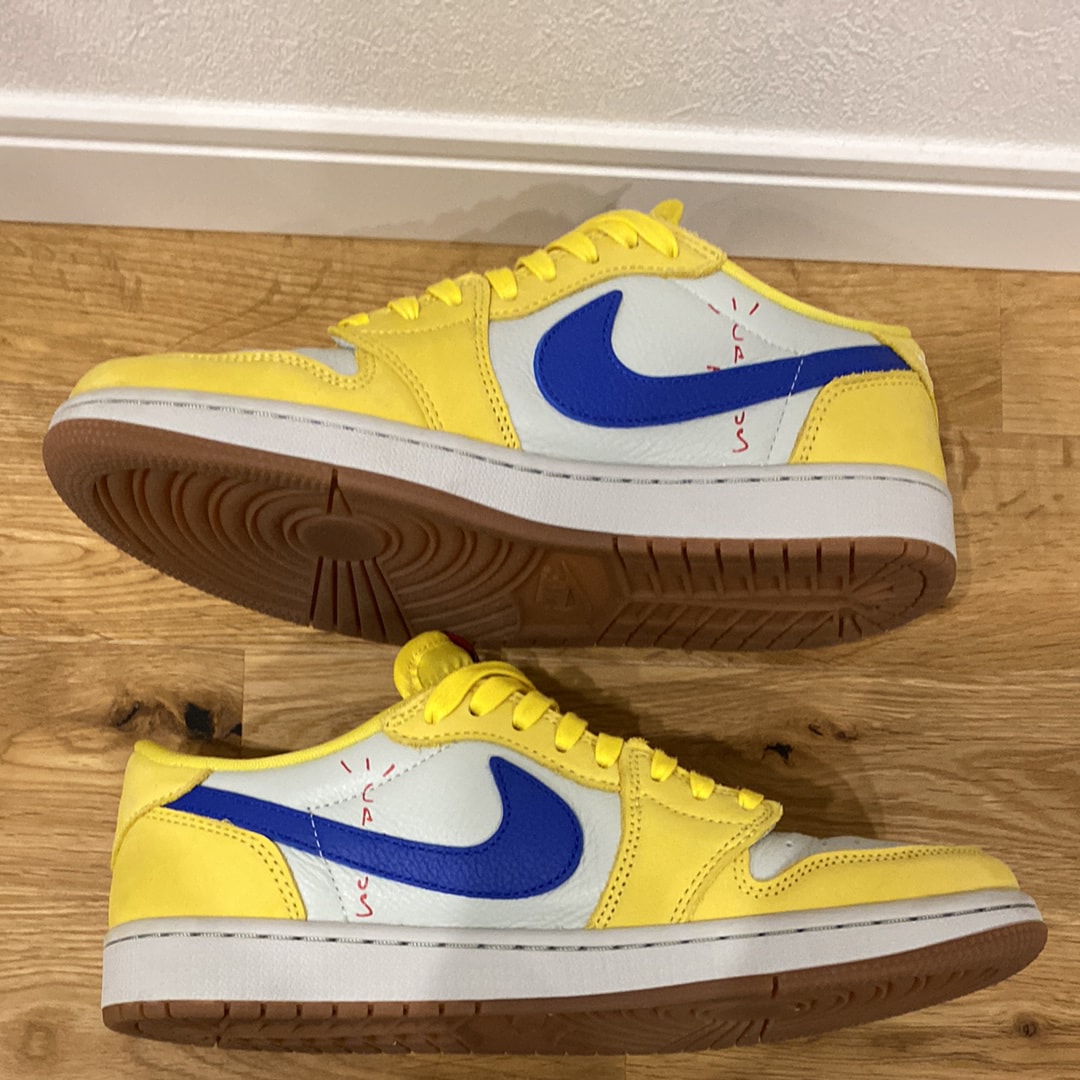 Travis Scott × Nike Women's Air Jordan 1 Retro Low OG "Canary"