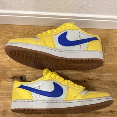 Travis Scott × Nike Women's Air Jordan 1 Retro Low OG "Canary"