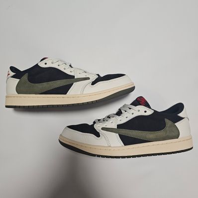 Travis Scott × Nike Women's Air Jordan 1 Low OG "Medium Olive"