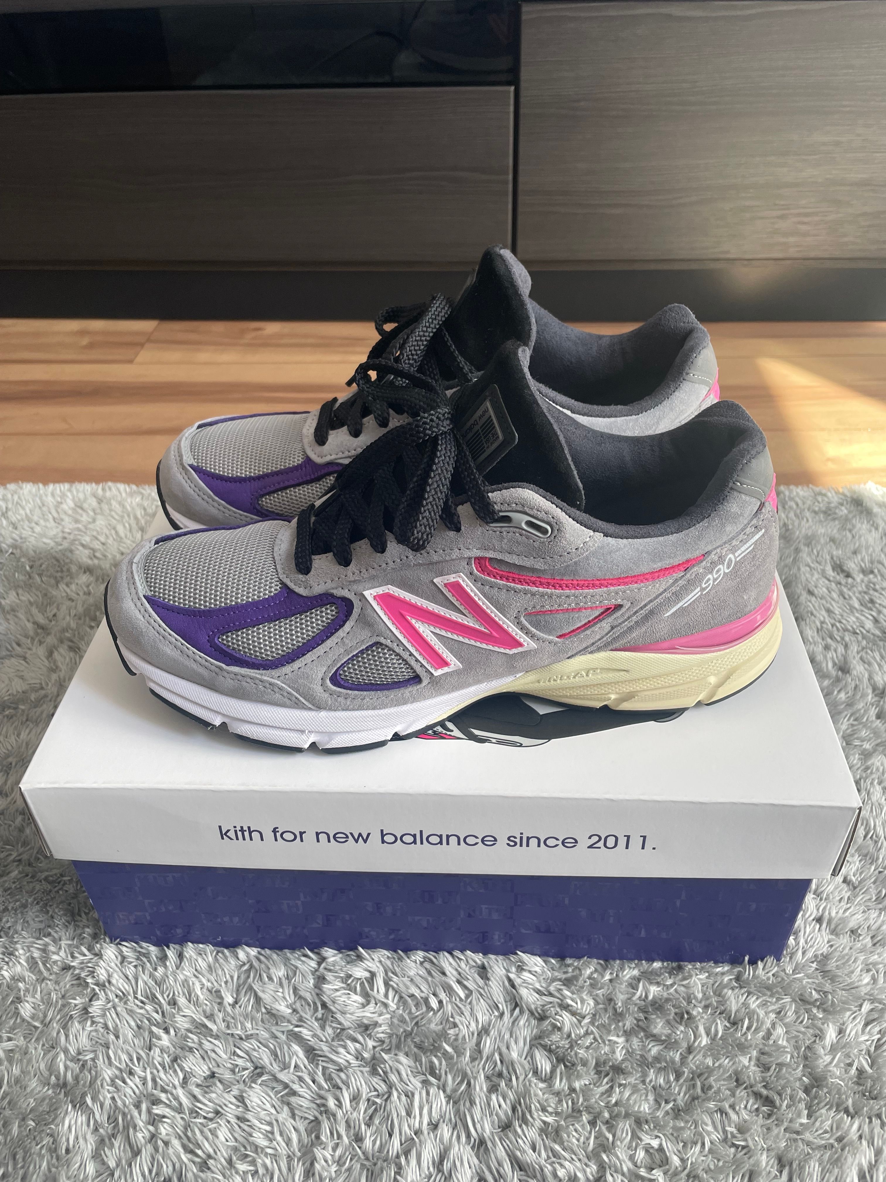 KITH × UNITED ARROWS & SONS × New Balance 990V4 "Smoked Pearl"