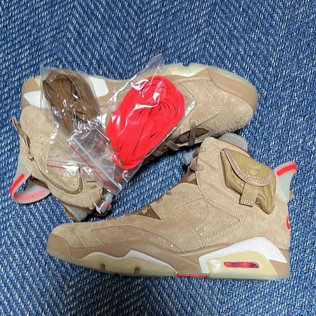 Travis Scott × Nike Air Jordan 6 "British Khaki"