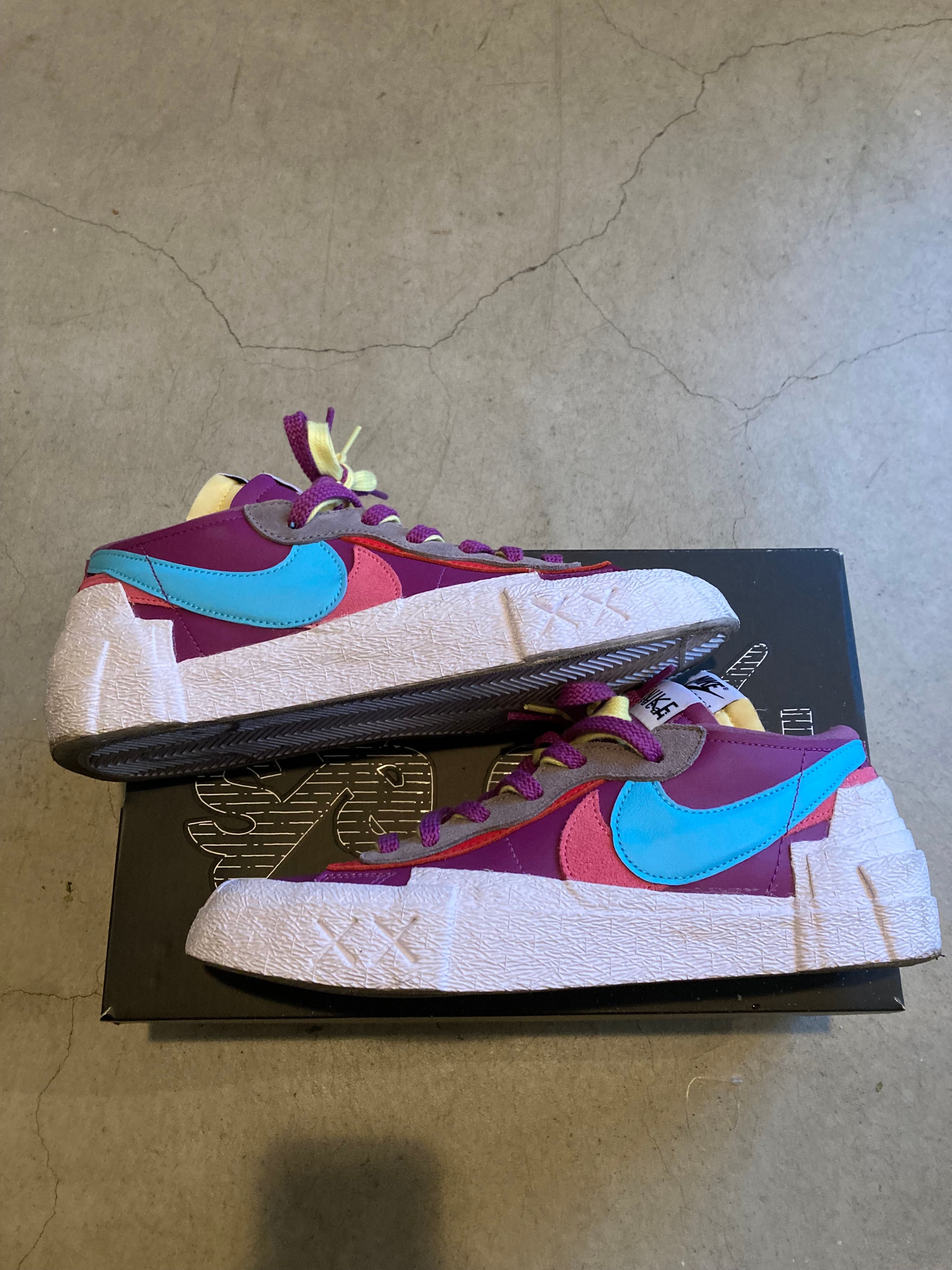 KAWS × sacai × Nike Blazer Low "Purple Dusk"