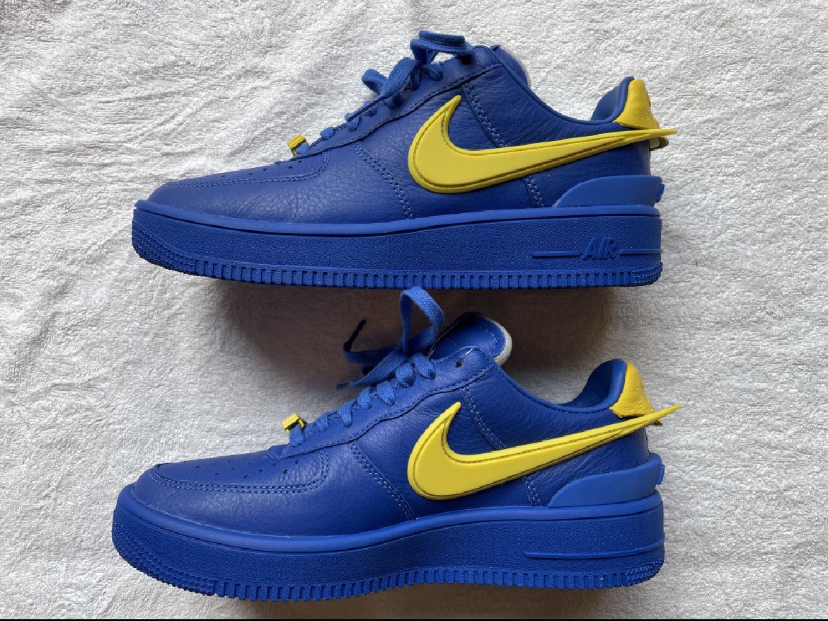 AMBUSH × Nike Air Force 1 Low "Game Royal and Vivid Sulfur"