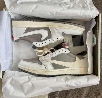 Travis Scott × Nike Air Jordan 1 Low OG SP "Reverse Mocha/Sail and Ridgerock"
