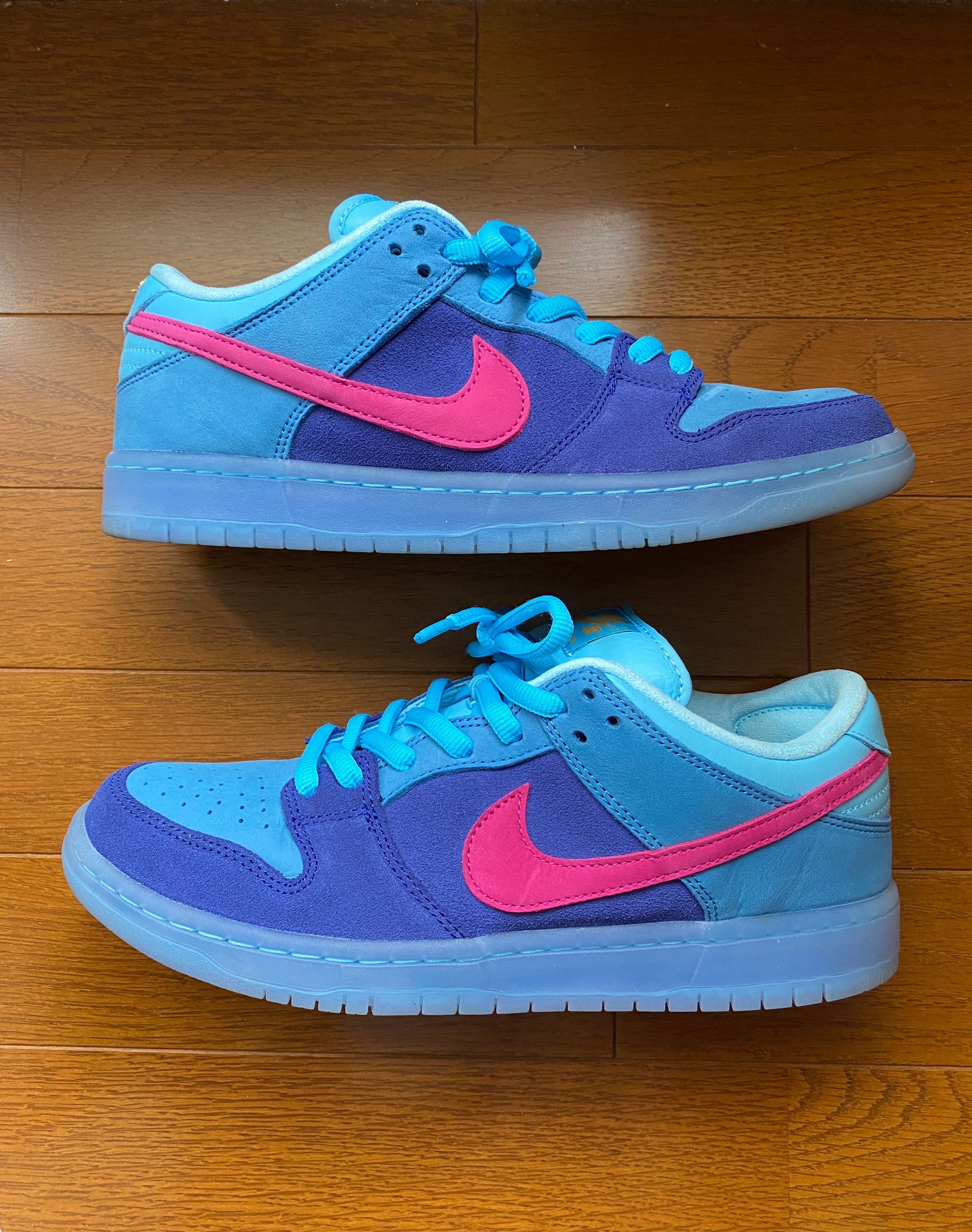 Run The Jewels × Nike SB Dunk Low "Deep Royal Blue and Active Pink"