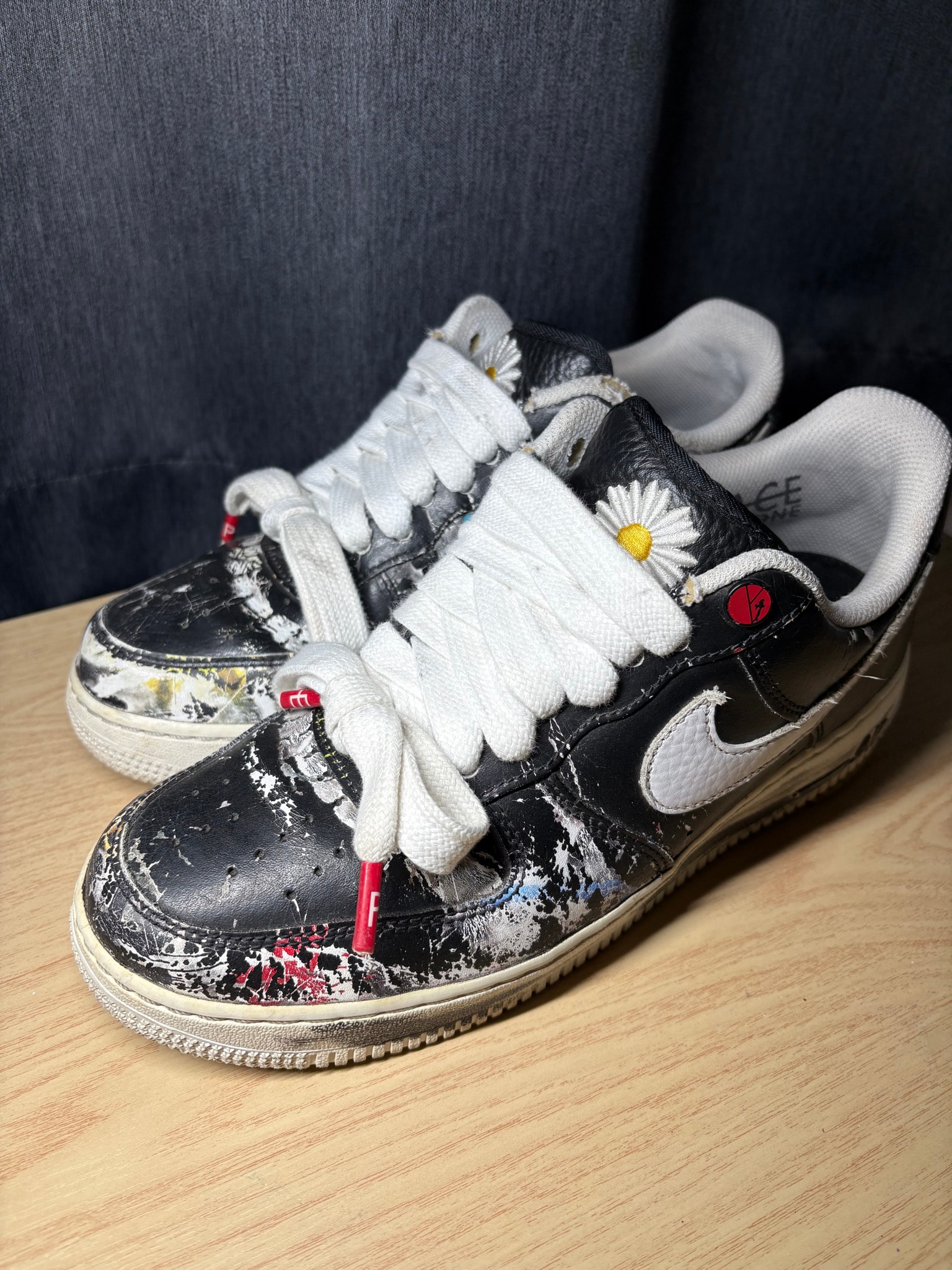 PEACEMINUSONE × Nike Air Force 1 Low Para Noise "Black" / G-DRAGON