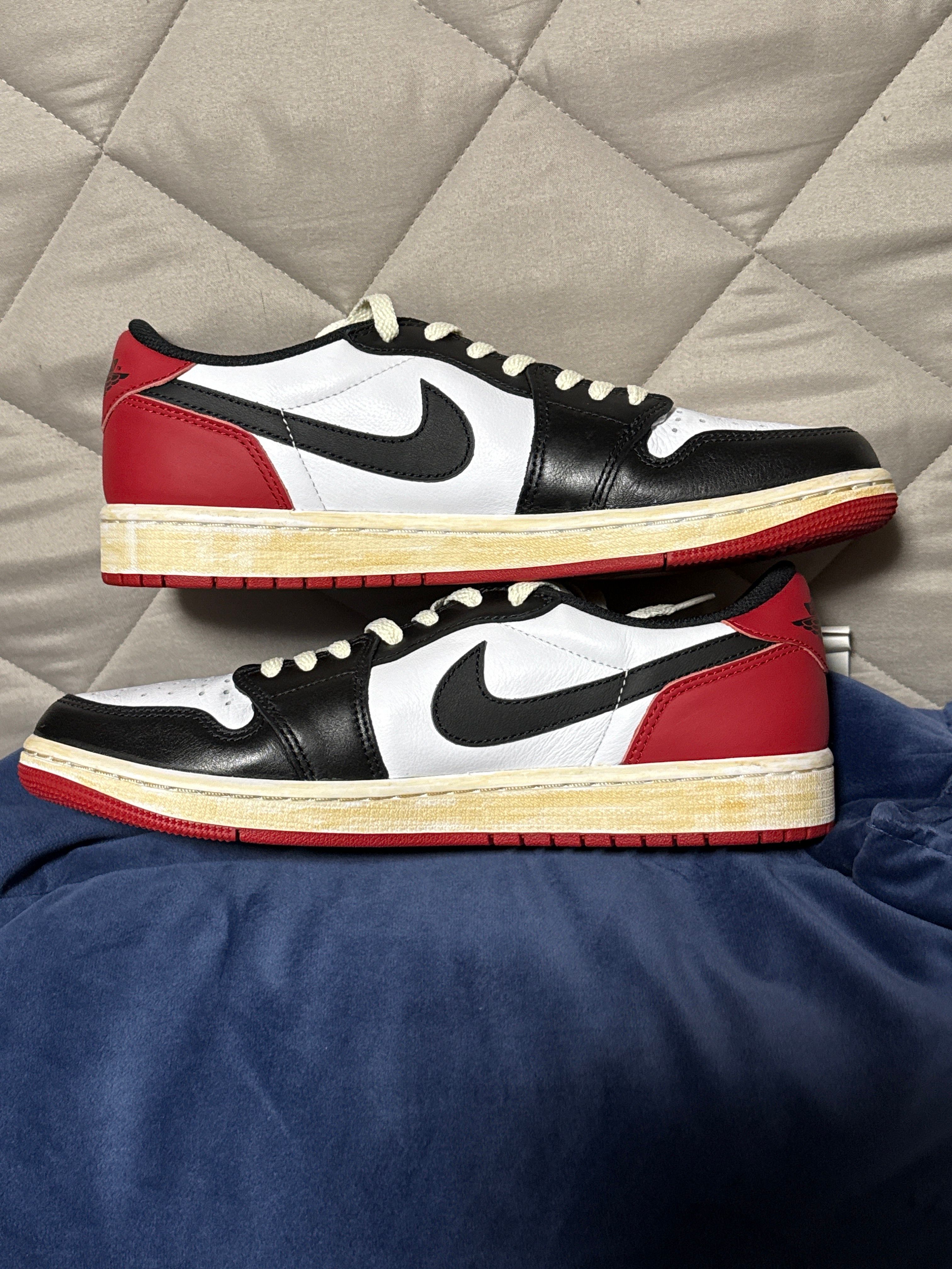 Nike Air Jordan 1 Retro Low OG "Black Toe"