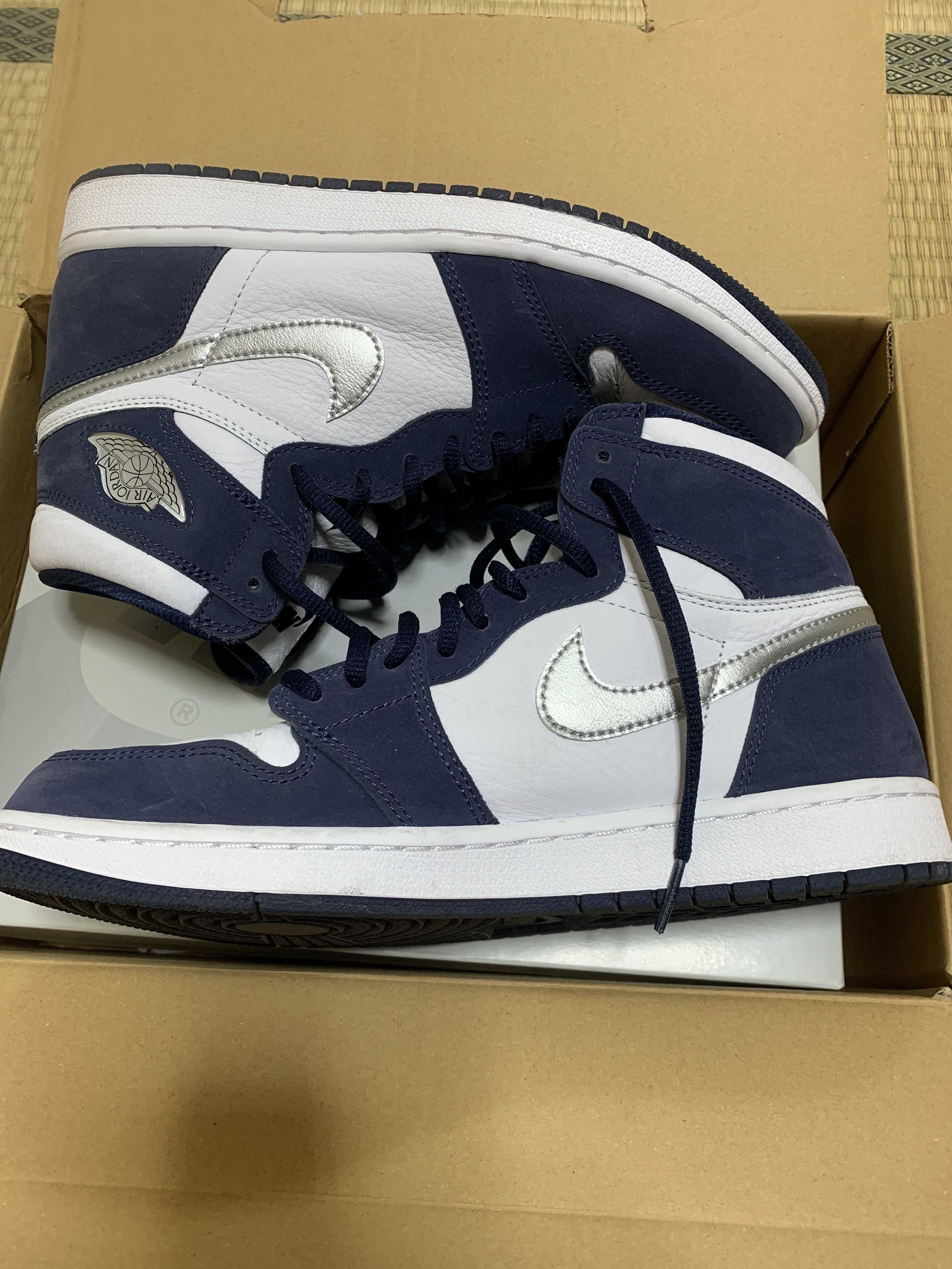 Nike Air Jordan 1 High OG CO.JP "White/Midnight Navy" (2020)(ブリーフケースなし)