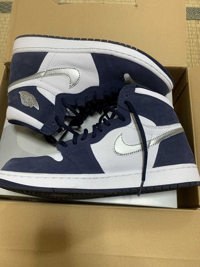 Nike Air Jordan 1 High OG CO.JP "White/Midnight Navy" (2020)(ブリーフケースなし)