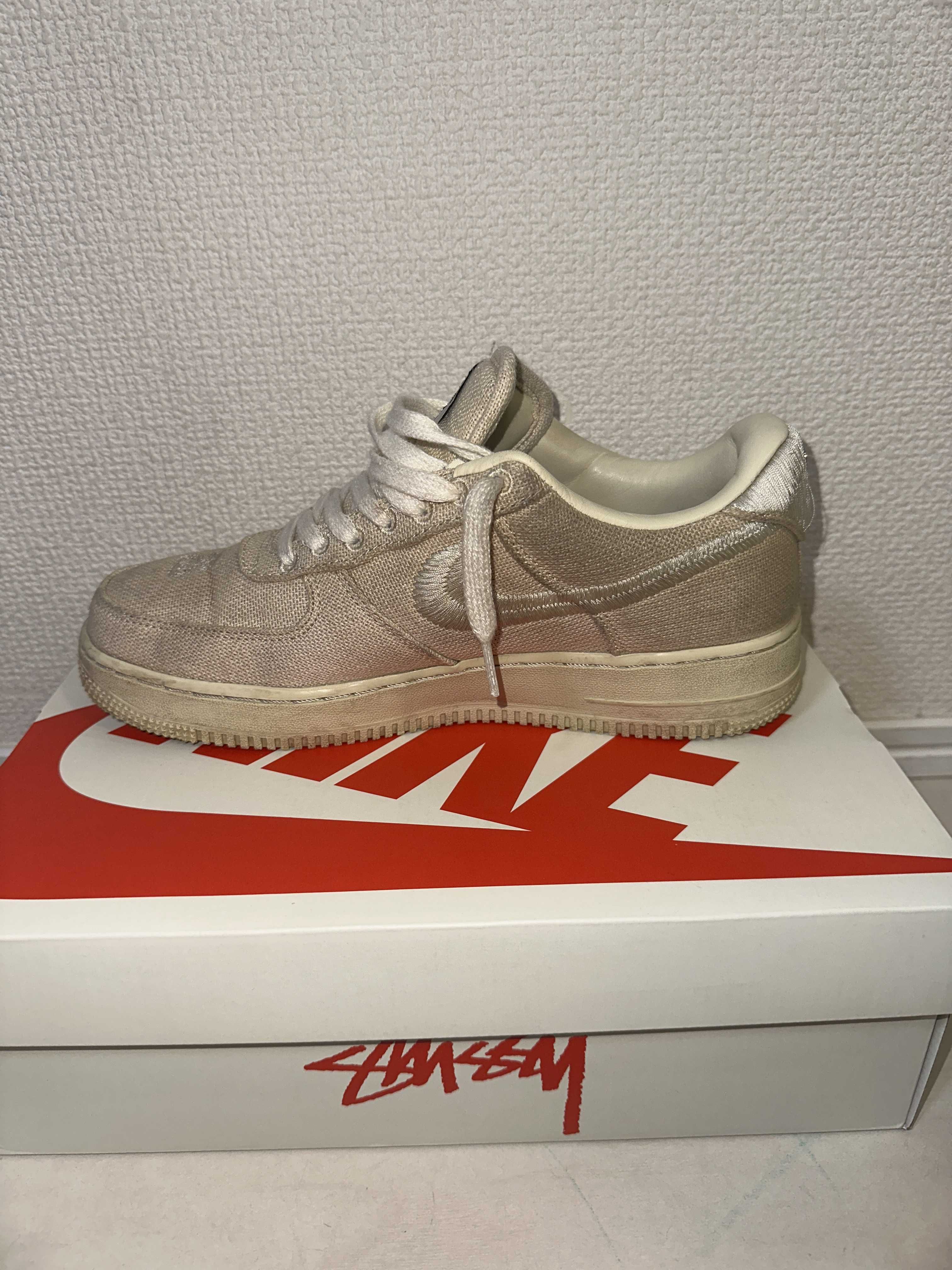 Stussy × Nike Air Force 1 Low "Fossil Stone"