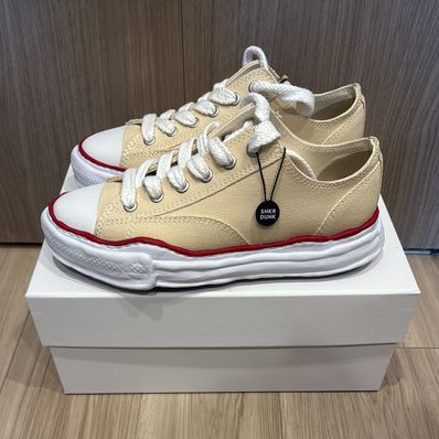Maison MIHARA YASUHIRO PETERSON OG Sole Canvas Low-top Sneaker "Natural" (A04FW729)