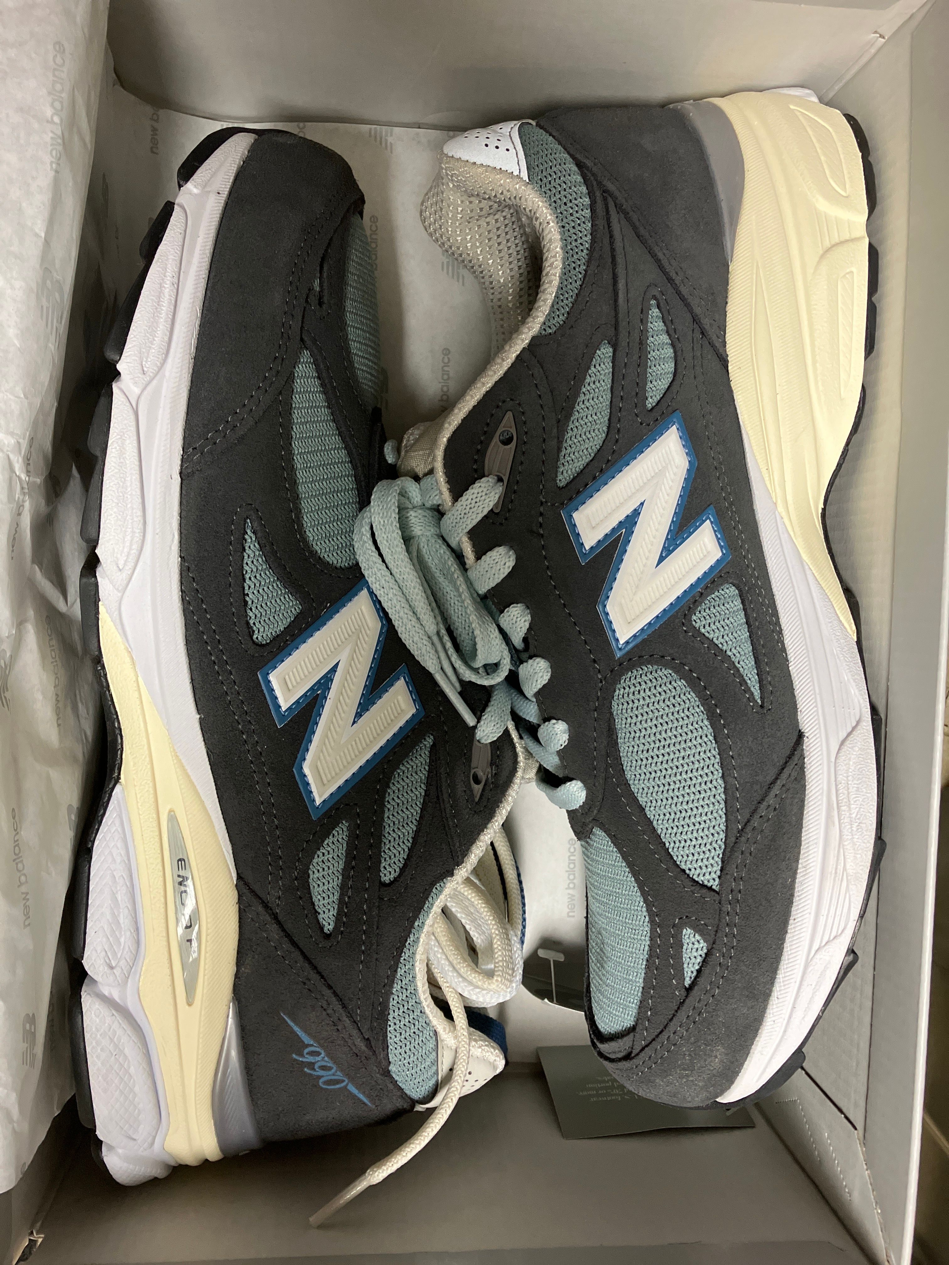 KITH × New Balance 990V3 "Steel Blue"