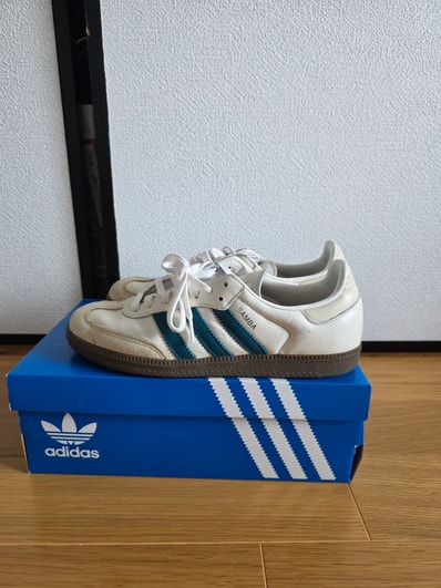 adidas Samba OG "Cloud White/Collegiate Green/Clear Granite"