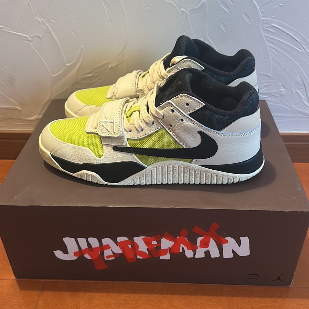 Travis Scott × Nike Jordan Jumpman Jack TR CJ1 T-Rexx "Bright Cactus"