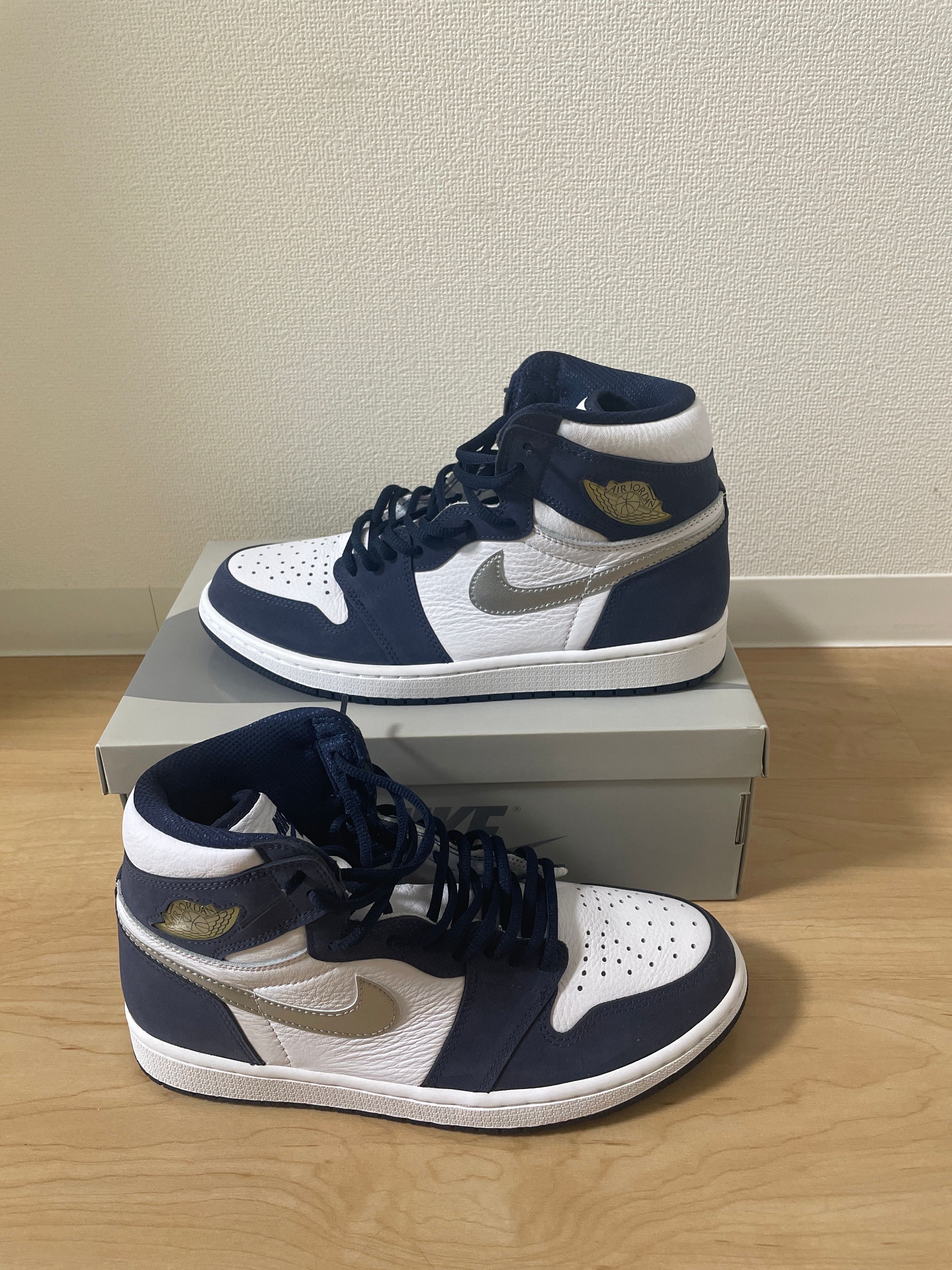 Nike Air Jordan 1 High OG CO.JP "White/Midnight Navy" (2020)(ブリーフケースなし)