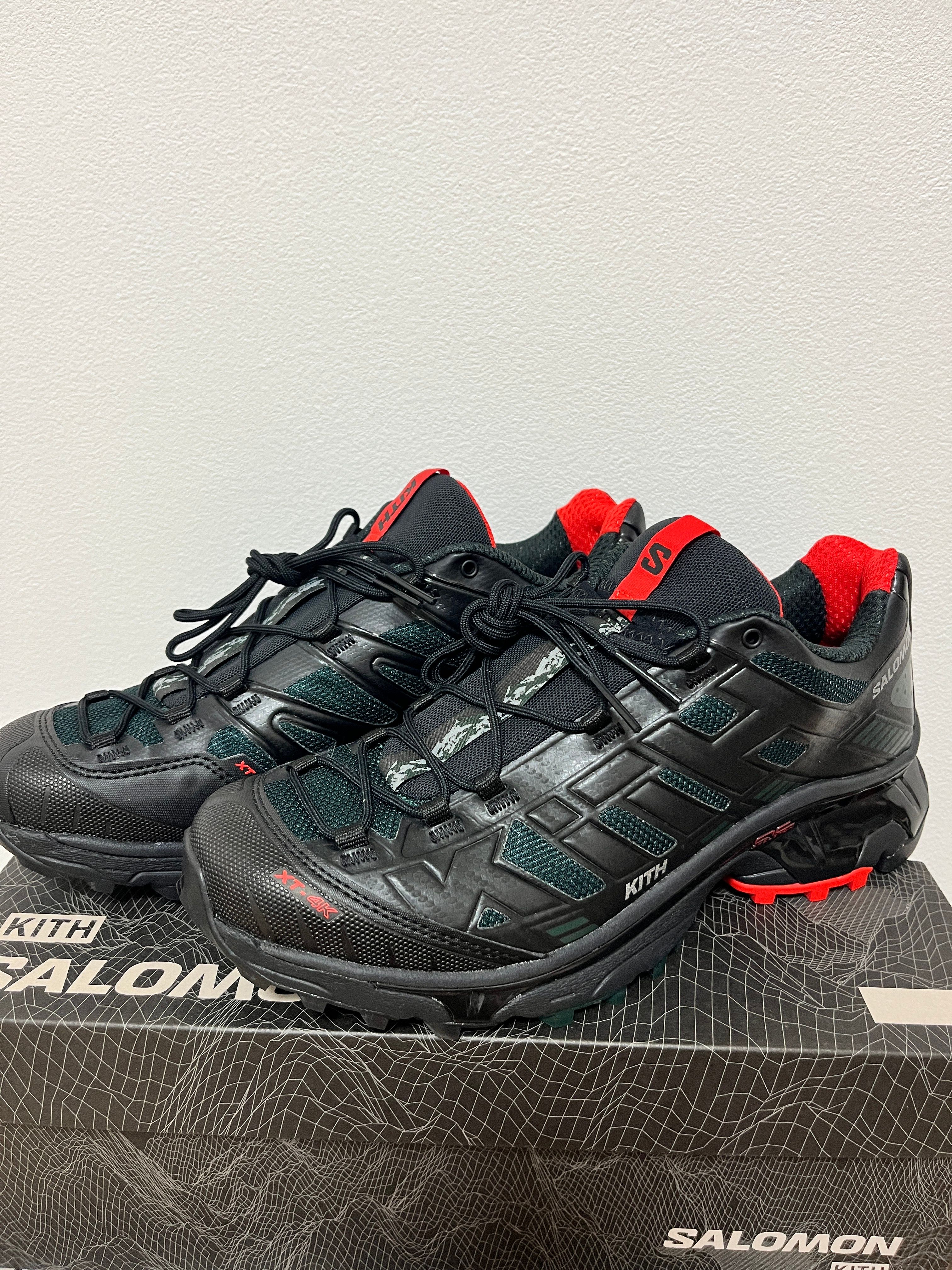 KITH × Salomon XT-4K "Black/Scarab/Fiery Red"