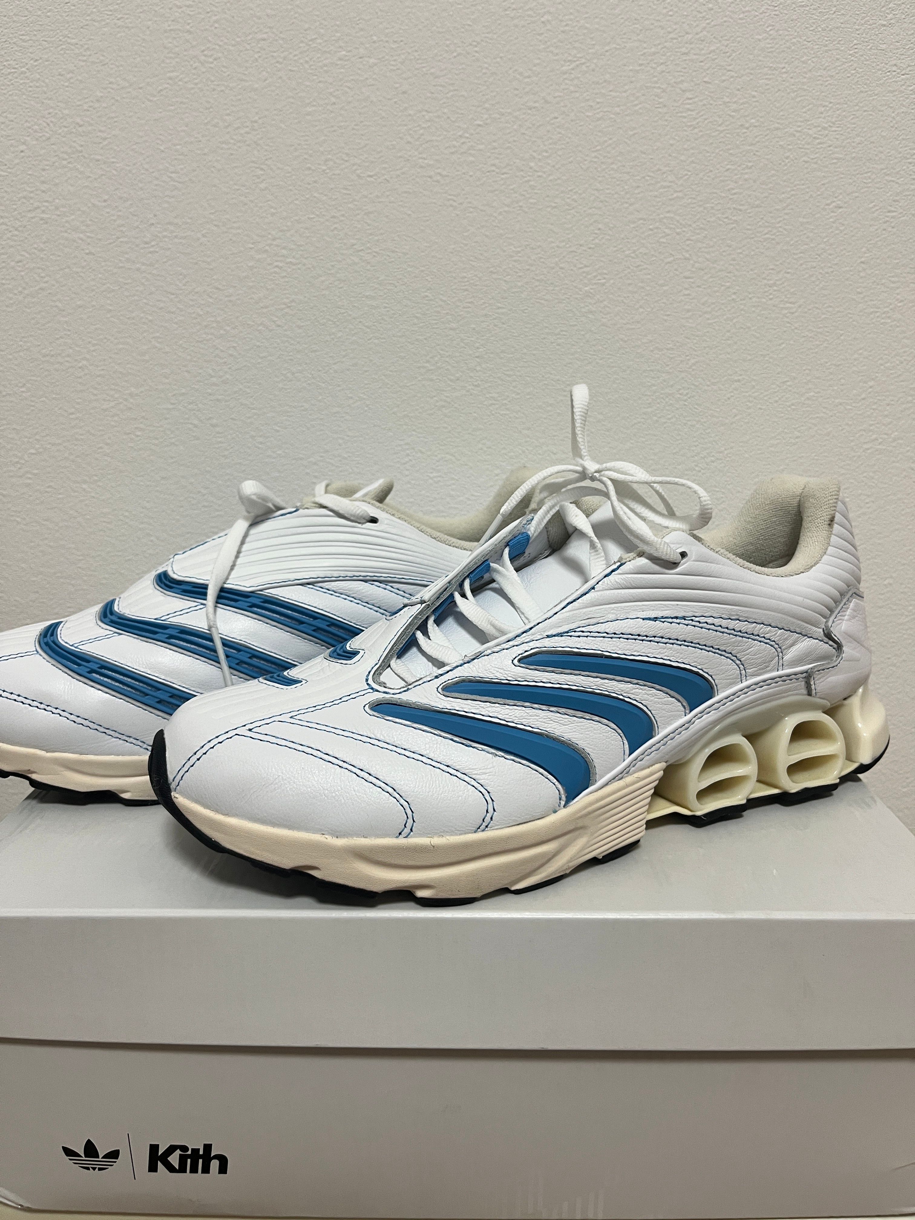 キス × アディダス フットボール プレデター メガライド "ホワイト/ブルー"