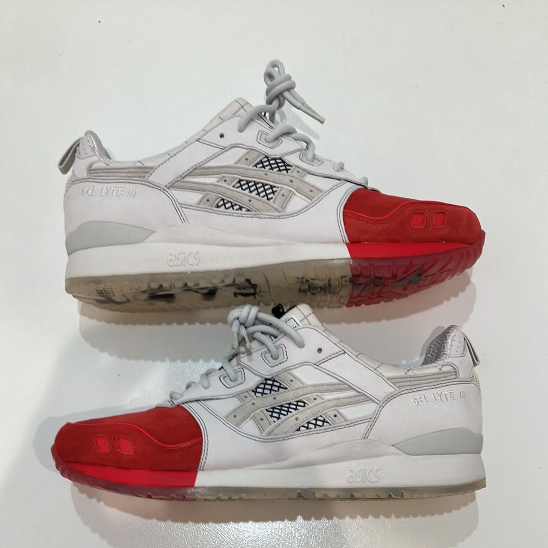 mita sneakers × Asics Gel-Lyte III 30th Anniversary "White/Red-Blue" 