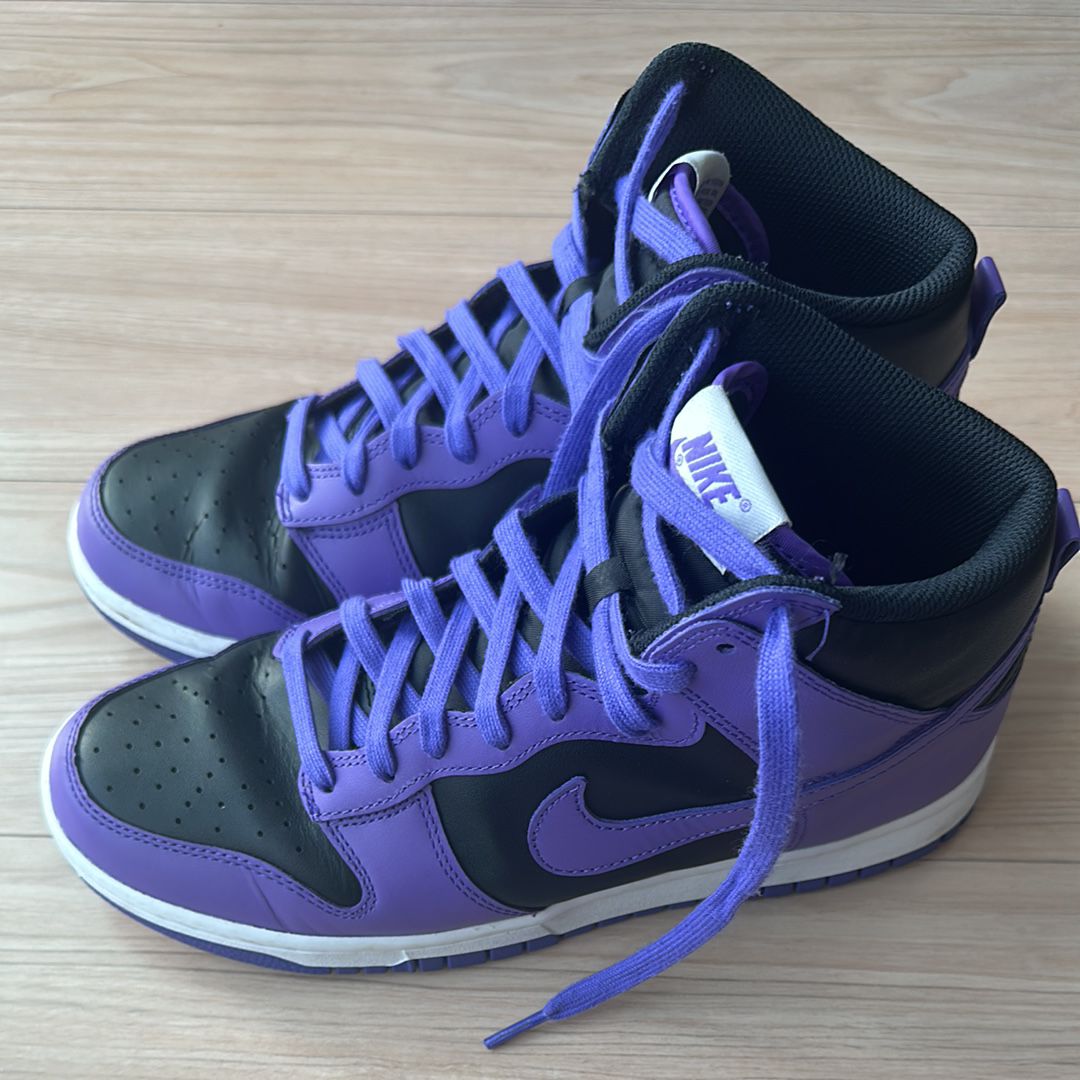 \"ナイキ ダンク ハイ \"サイキックパープル\" ナイキ「ダンク HIGH」に、黒×パープルの新色“Psychic Purple”が