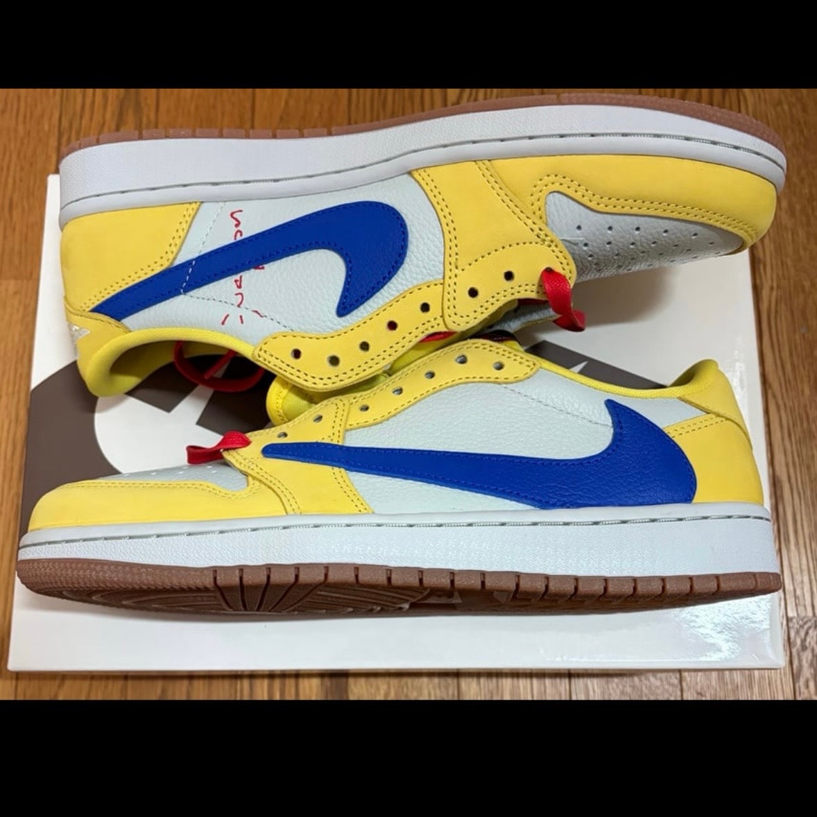 Travis Scott × Nike Women's Air Jordan 1 Retro Low OG "Canary"
